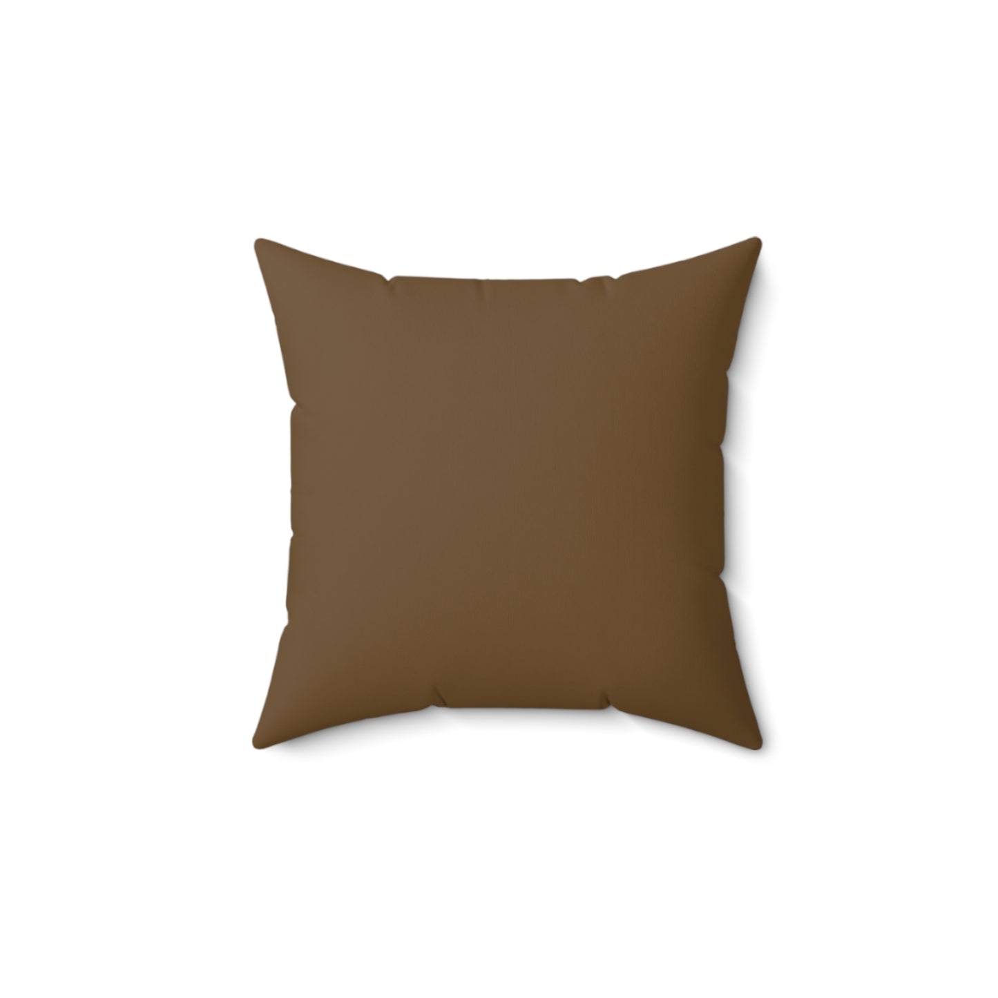 Charming Turkey With Chicks and Sunflowers Spun Polyester Square Pillow