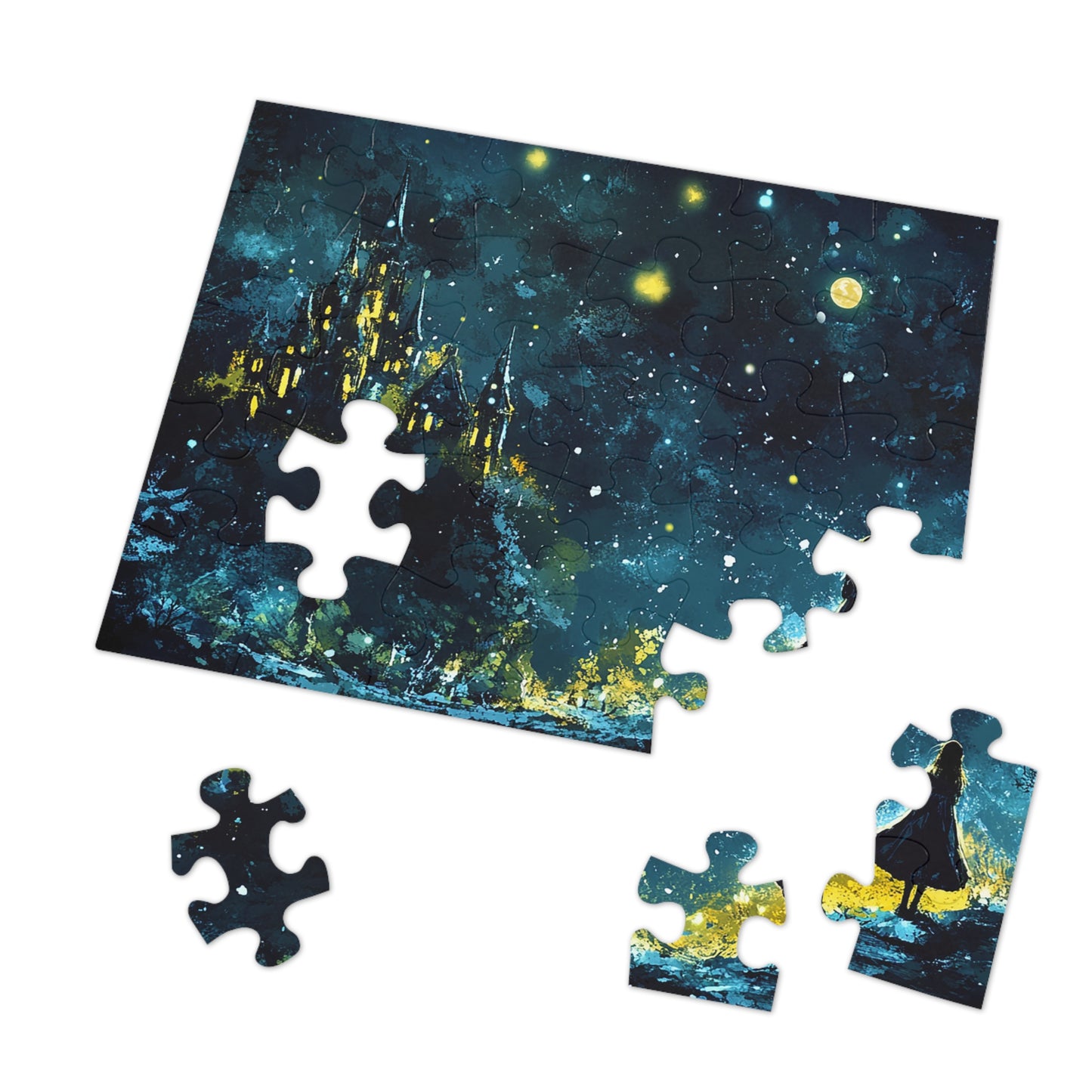 Snow Palace Princess Jigsaw Puzzle (30, 110, 252, 500,1000-Piece)