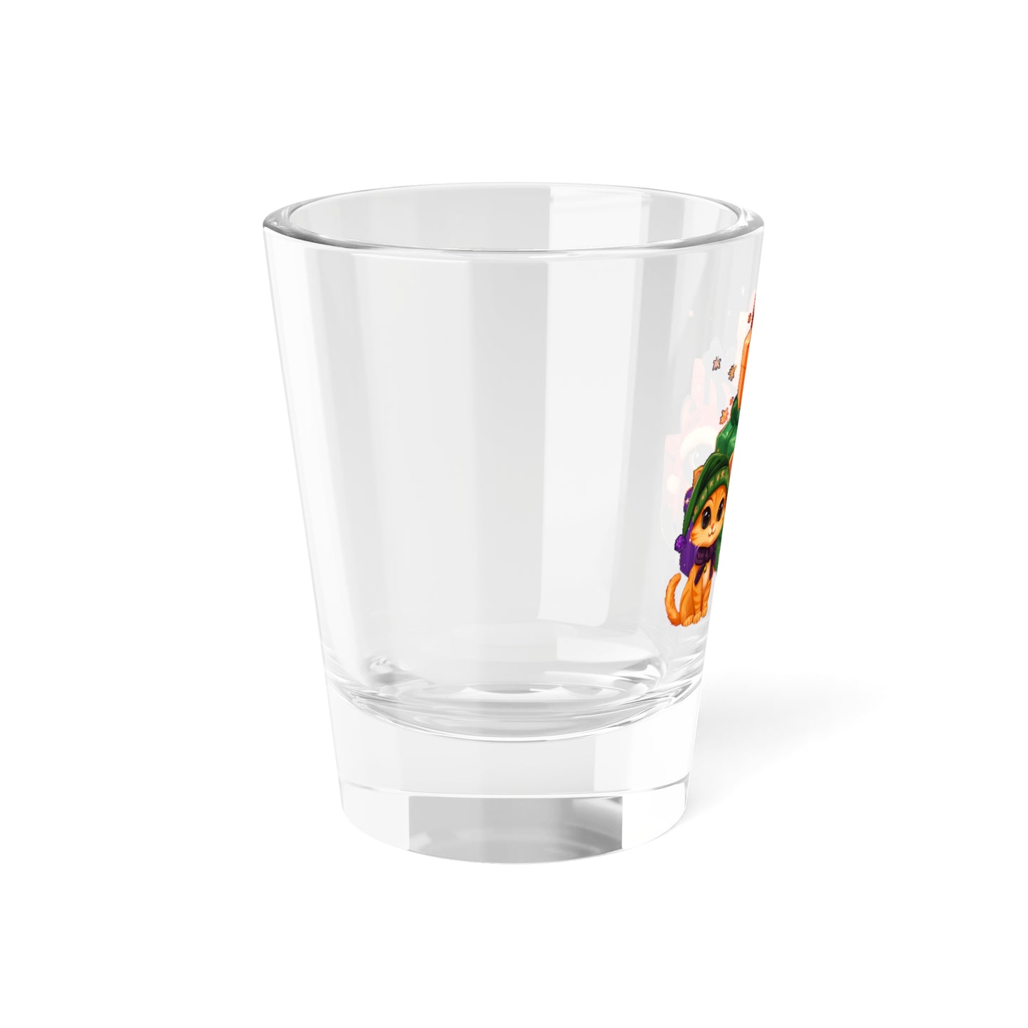 Adorable Cute Christmas Cats Presents Shot Glass, 1.5oz