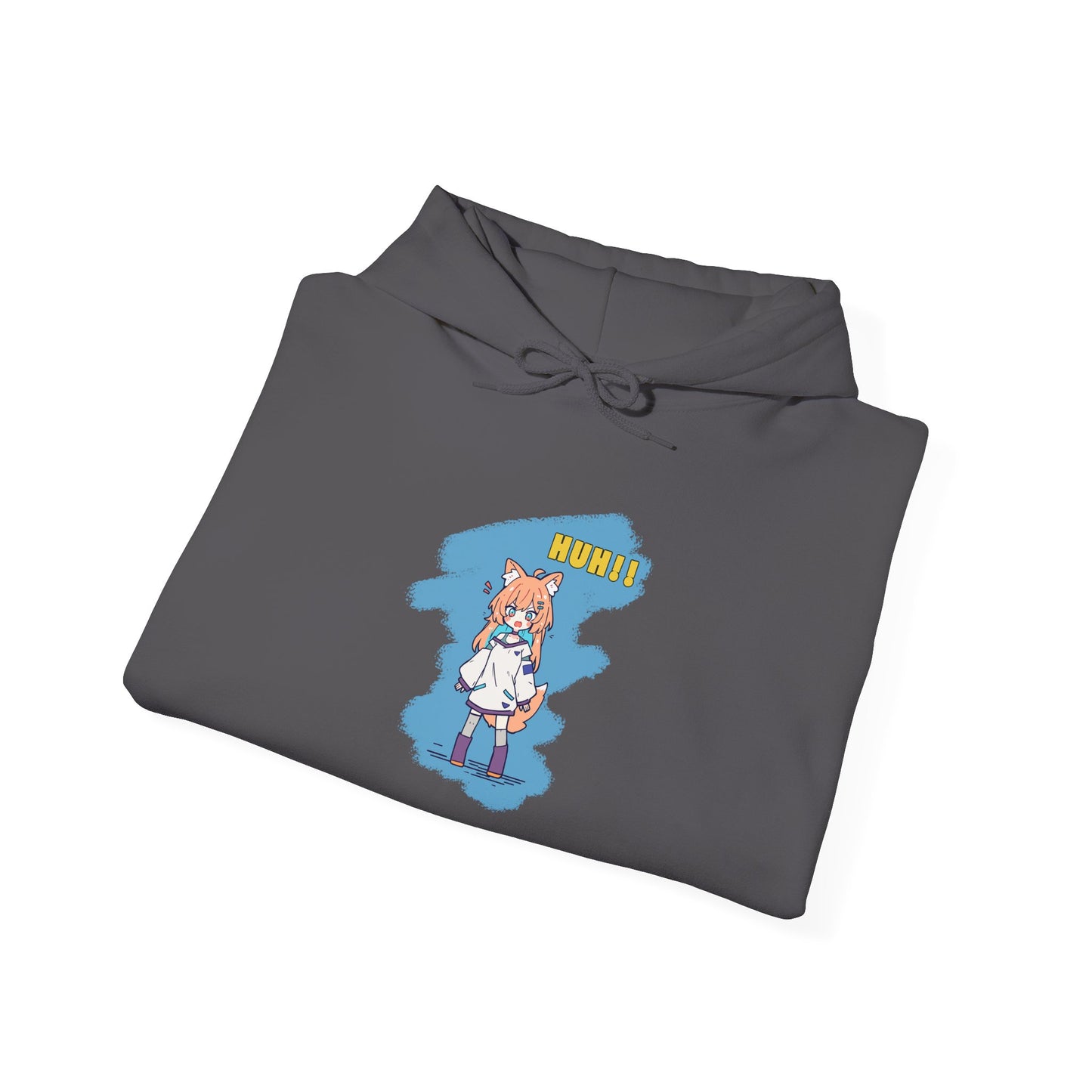 Sweet Fox Girl Huh!! Unisex - Heavy Blend™ Hooded Sweatshirt - Vibrant Anime Style - Cute and Funny Design