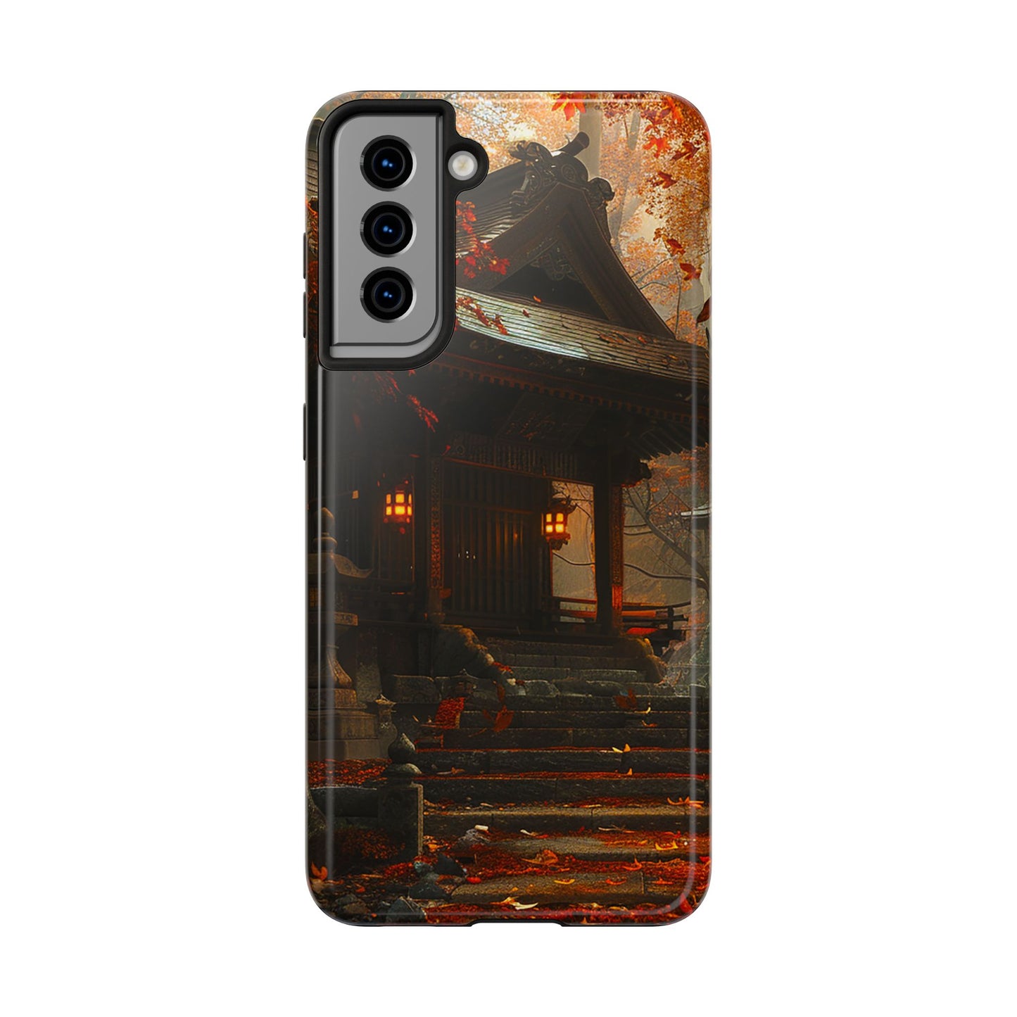 Japanese Autumn Shinto Shrine Tough Phone Case