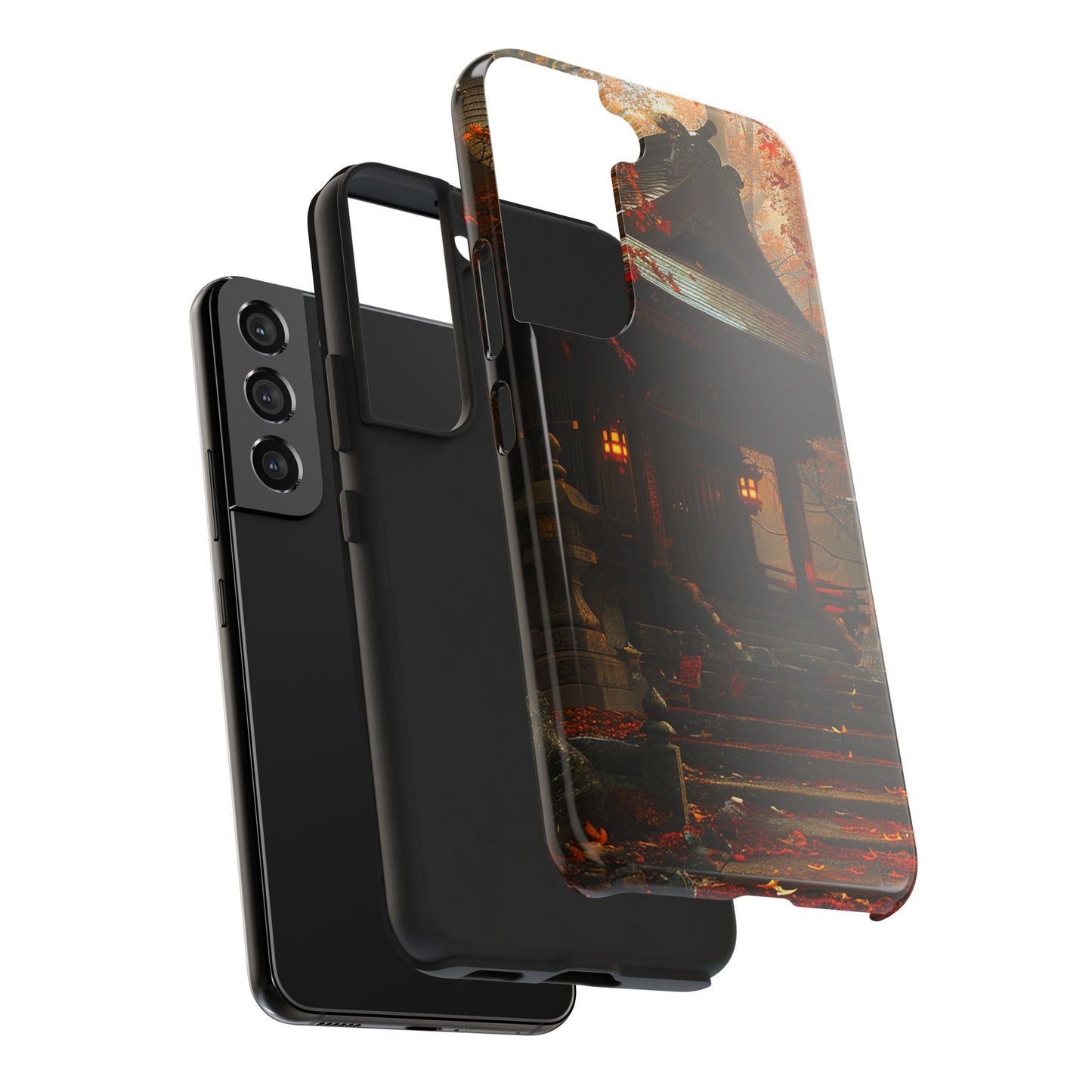 Japanese Autumn Shinto Shrine Tough Phone Case
