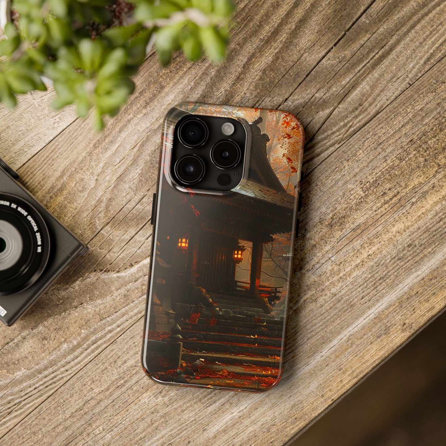 Japanese Autumn Shinto Shrine Tough Phone Case