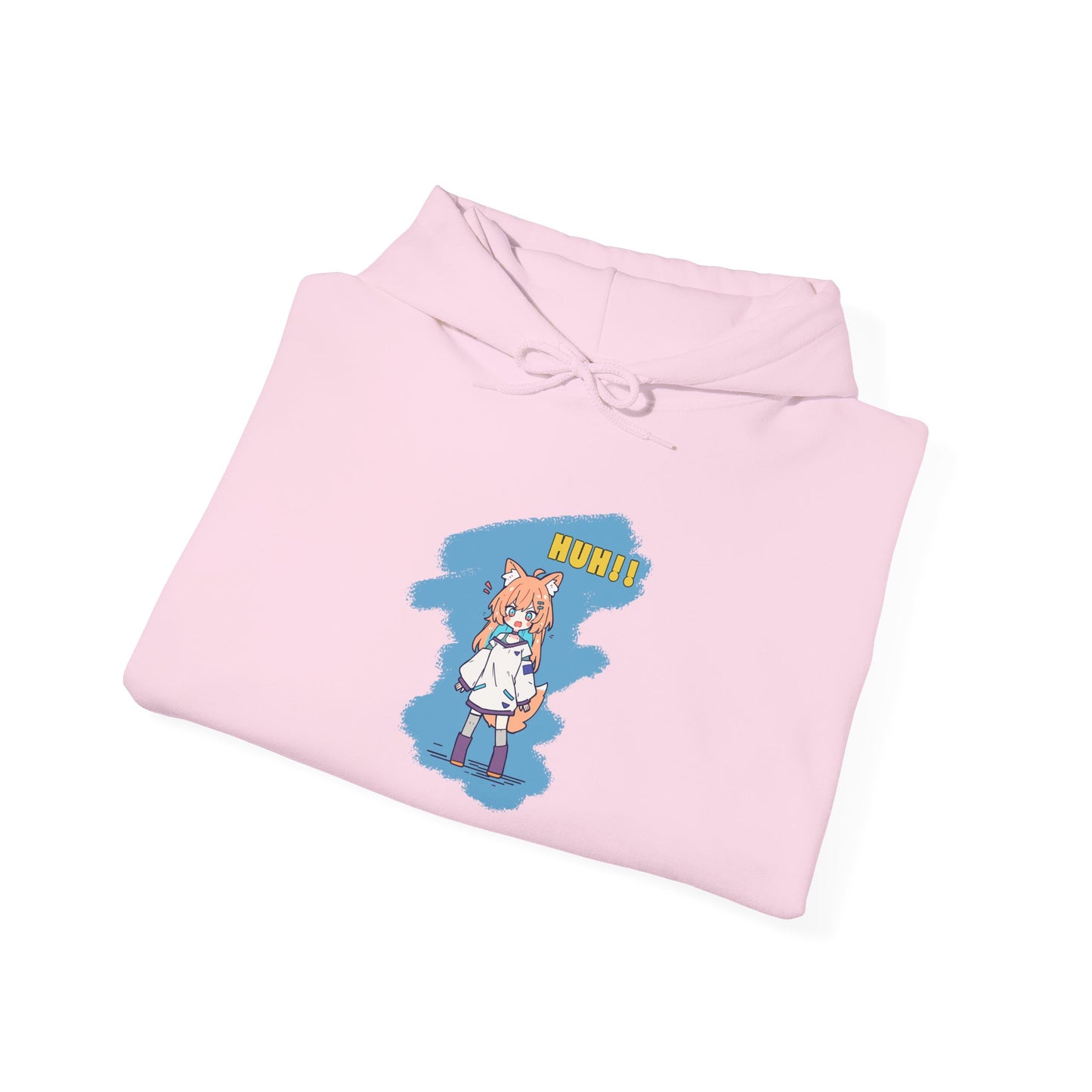 Sweet Fox Girl Huh!! Unisex - Heavy Blend™ Hooded Sweatshirt - Vibrant Anime Style - Cute and Funny Design