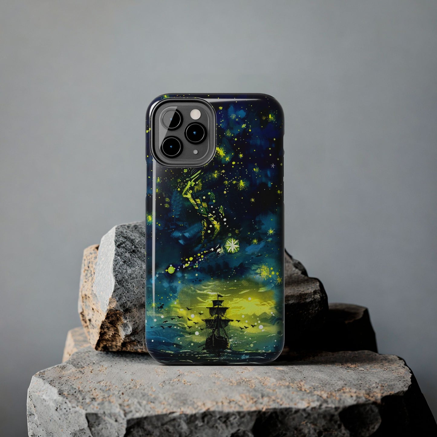 iPhone Android Starry Sky Lost Pirate Ship Phone Case