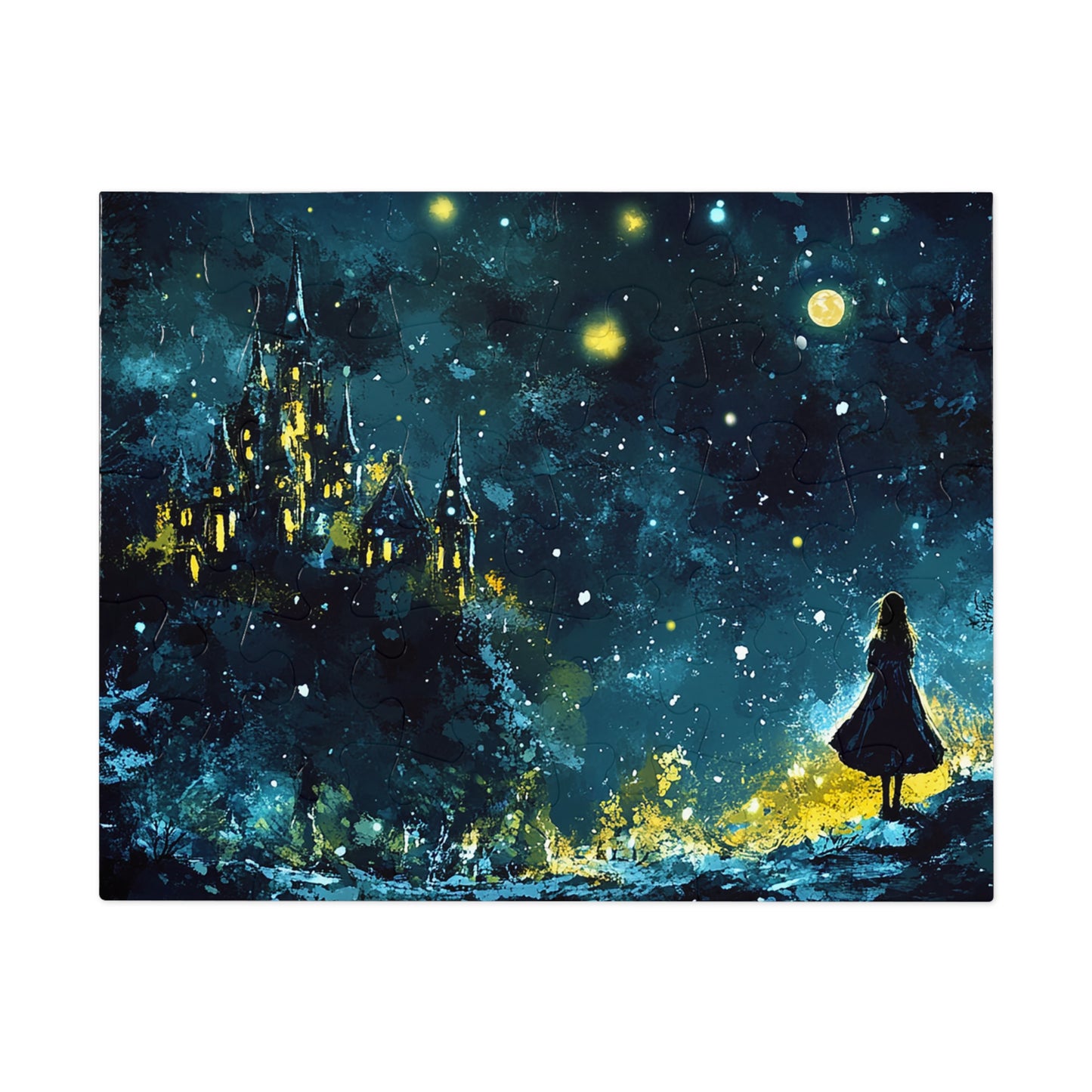Snow Palace Princess Jigsaw Puzzle (30, 110, 252, 500,1000-Piece)