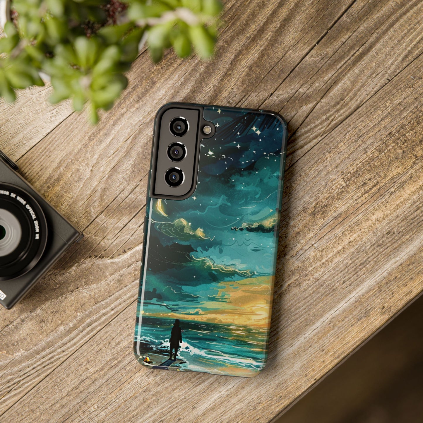 iPhone Android Faraway Warm Tropical Beach Phone Case