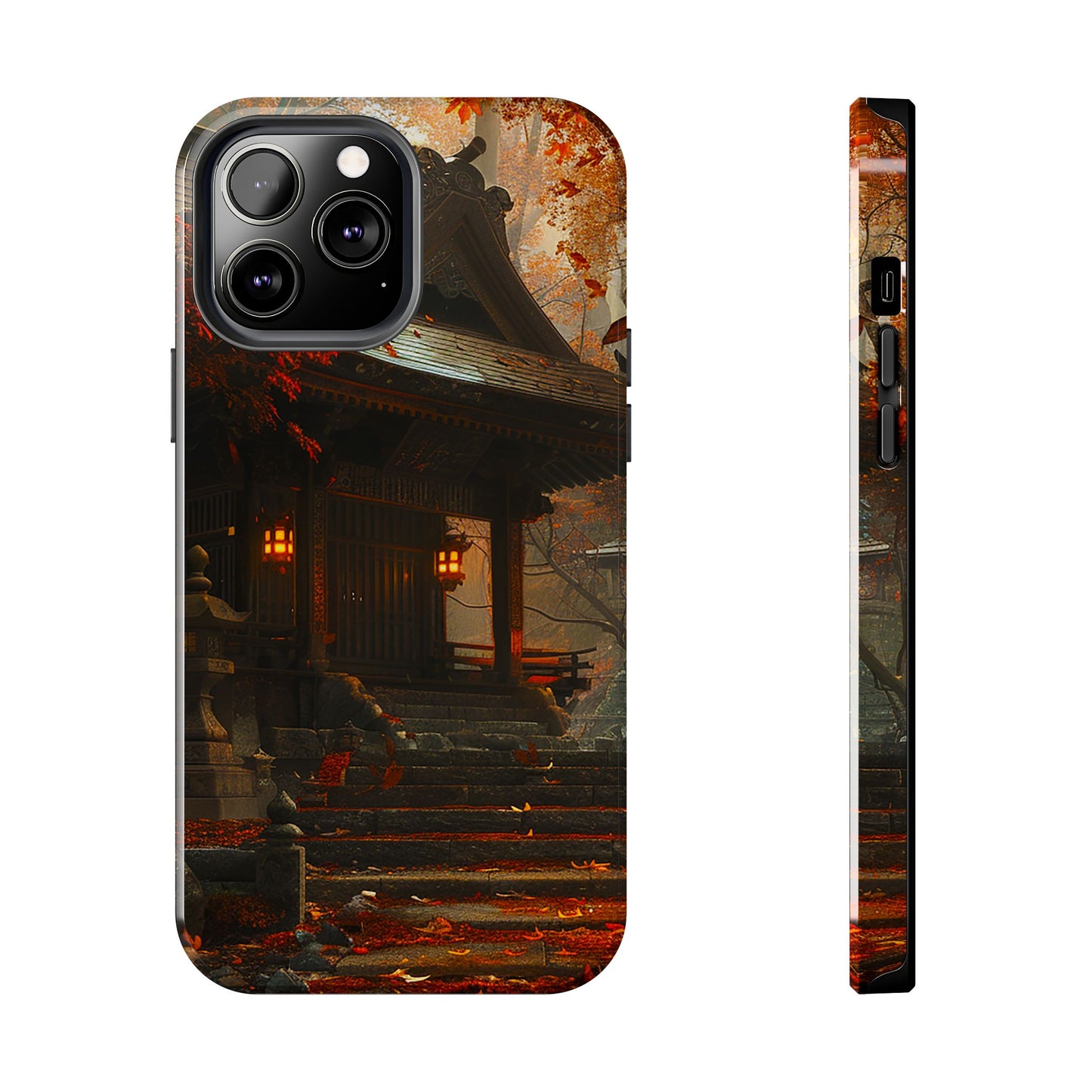 Japanese Autumn Shinto Shrine Tough Phone Case