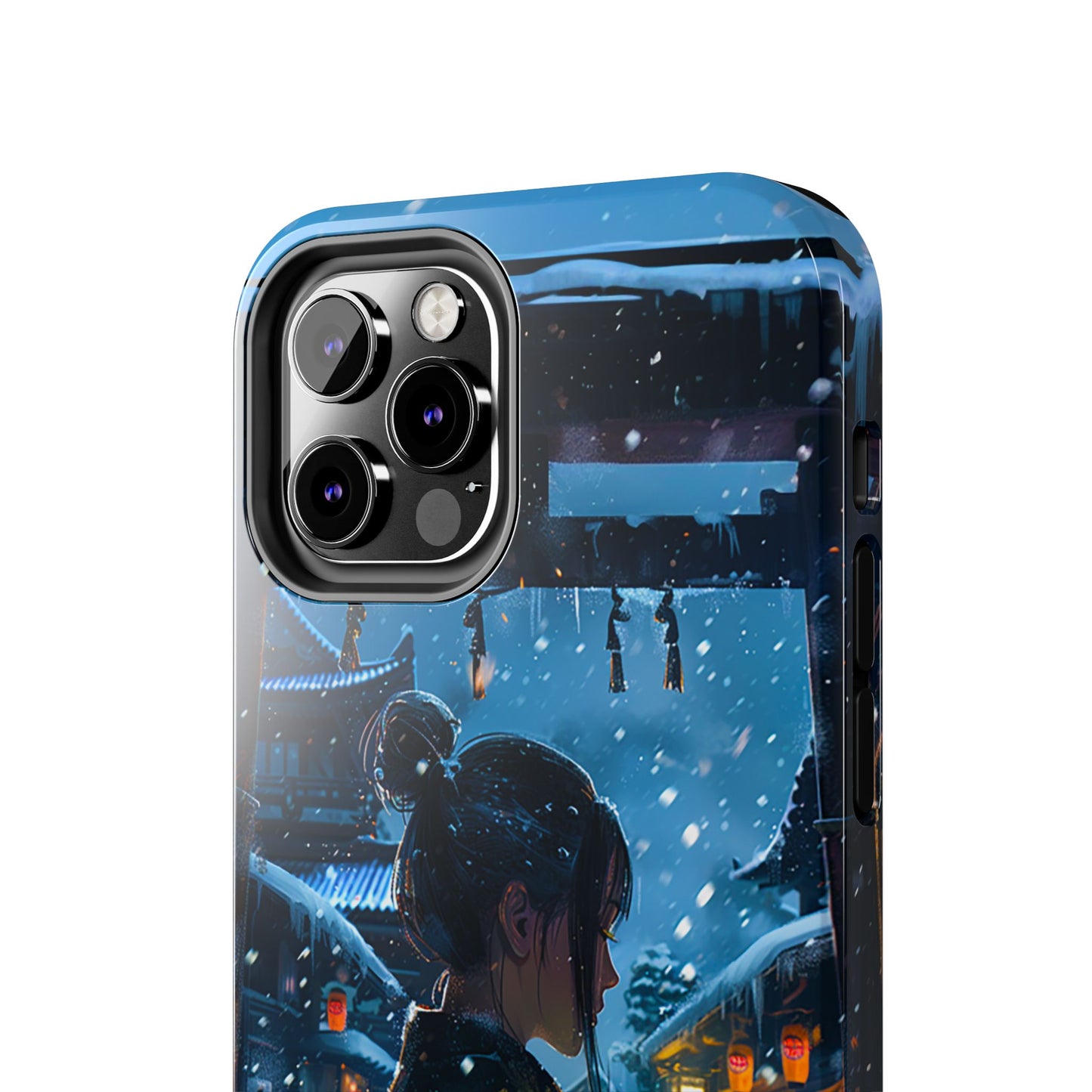 Snowy Japanese Village Tough Phone Case iPhone Android