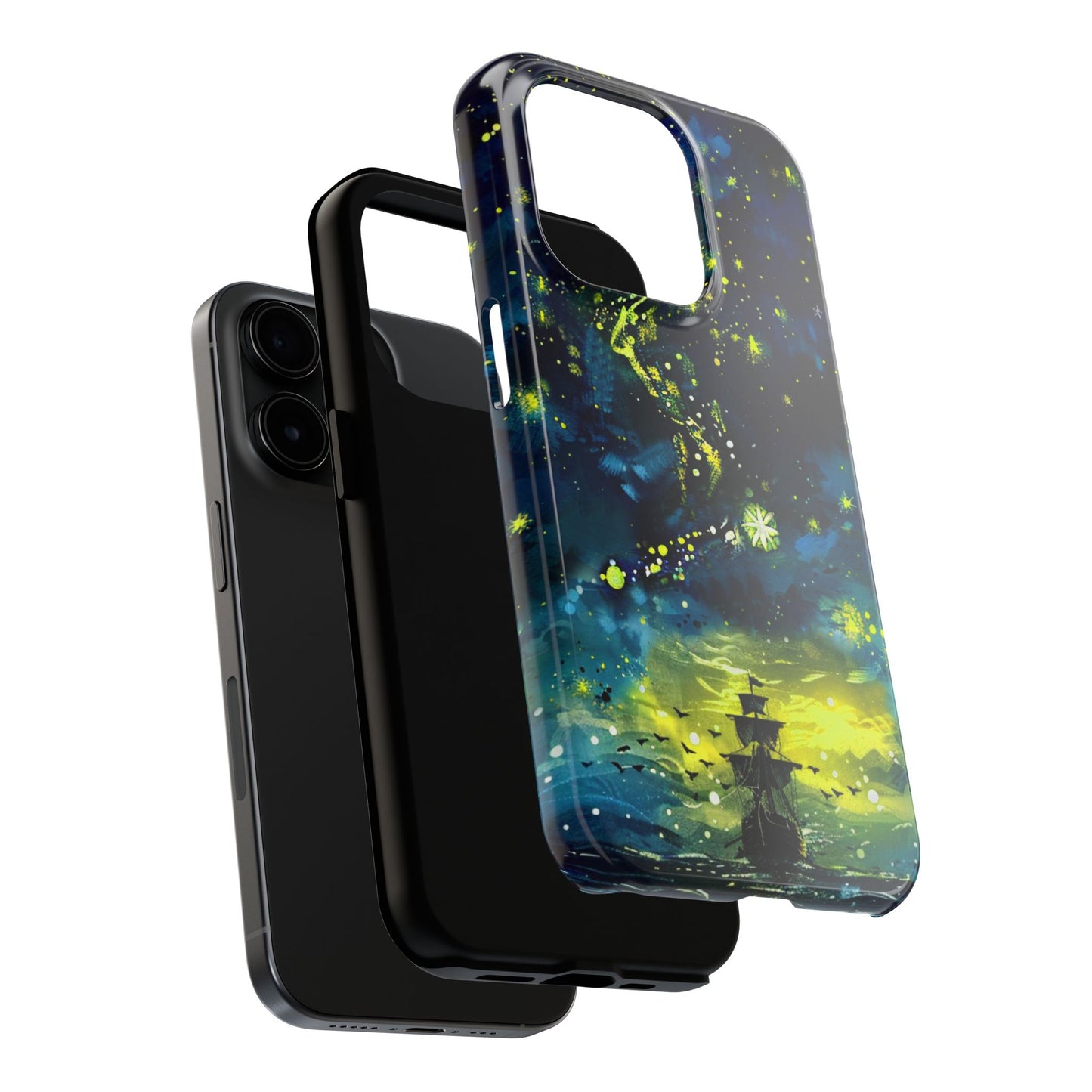iPhone Android Starry Sky Lost Pirate Ship Phone Case
