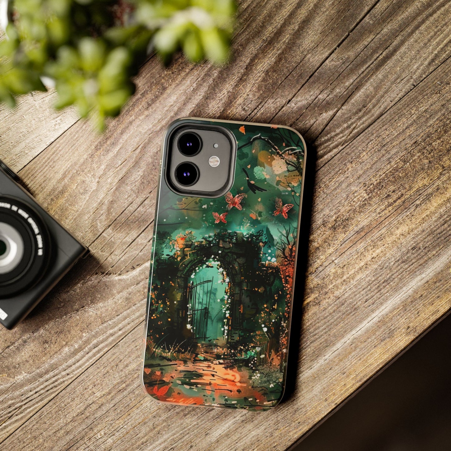 iPhone Android Lonely Ancient Fantasy Gate Phone Case