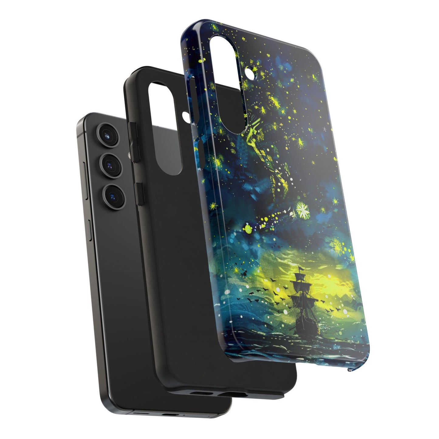 iPhone Android Starry Sky Lost Pirate Ship Phone Case