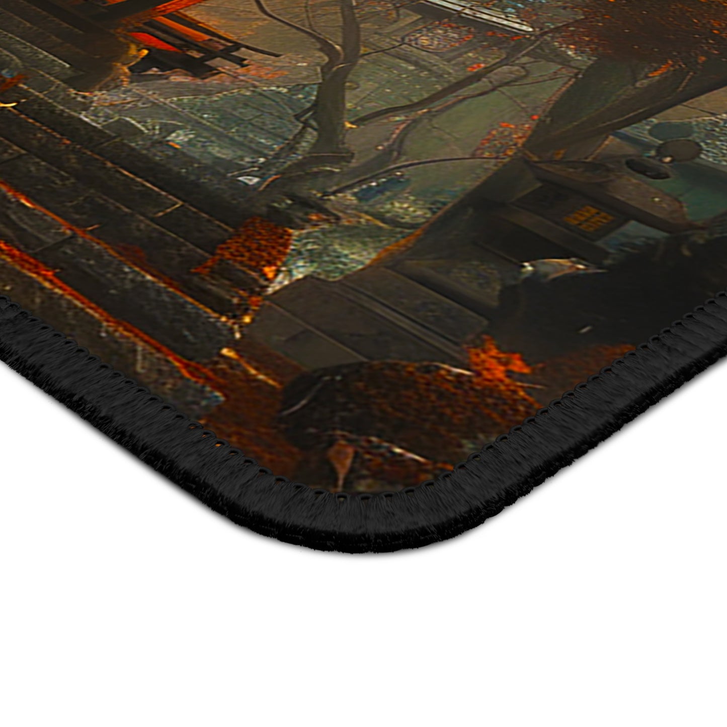 Japanese Autumn Shinto Shrine Gaming Mouse Pad