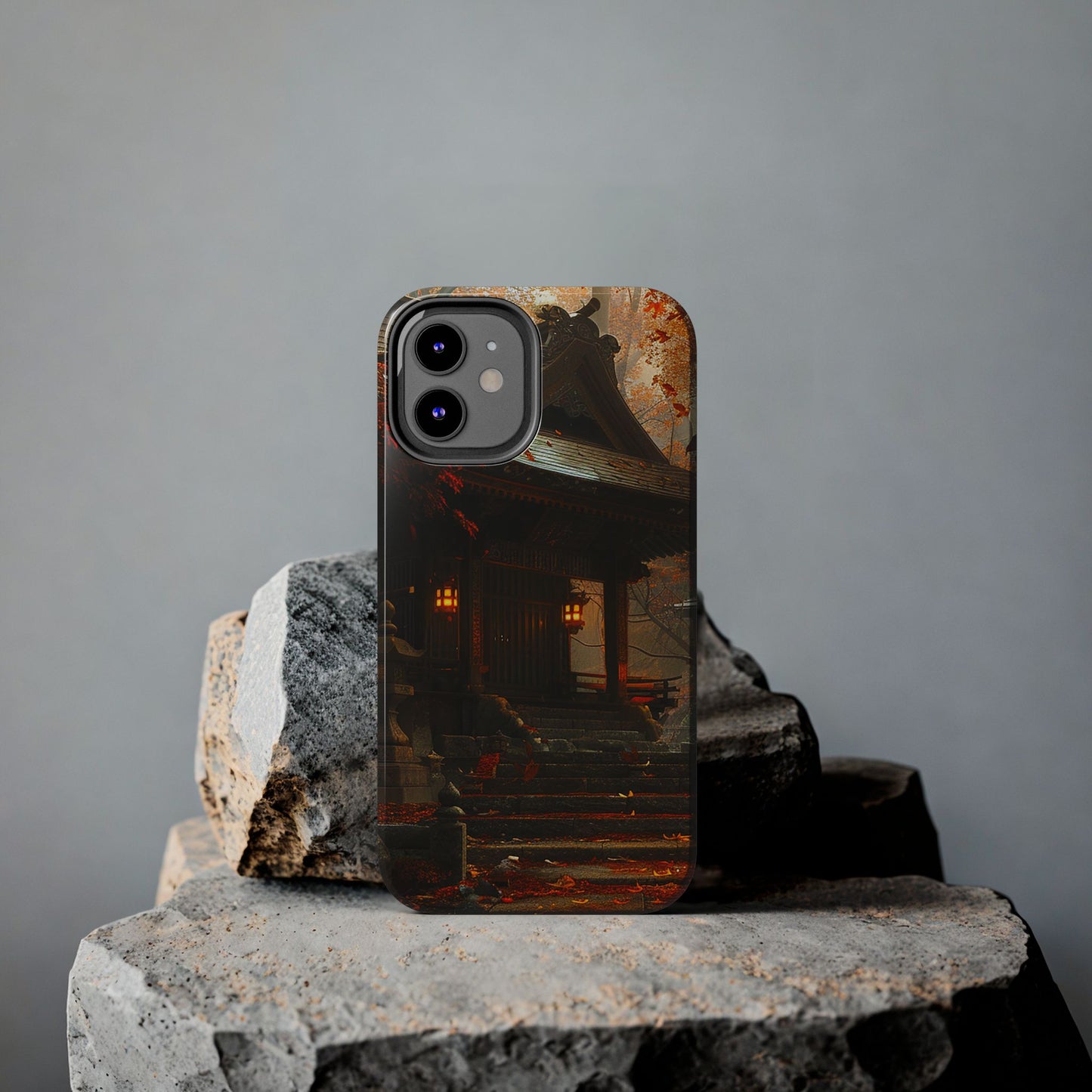 Japanese Autumn Shinto Shrine Tough Phone Case