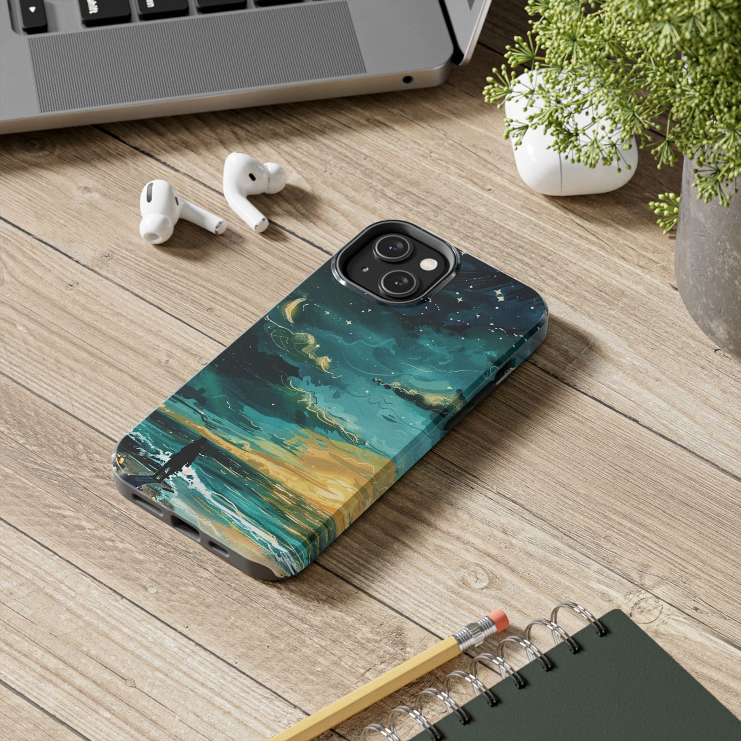 iPhone Android Faraway Warm Tropical Beach Phone Case