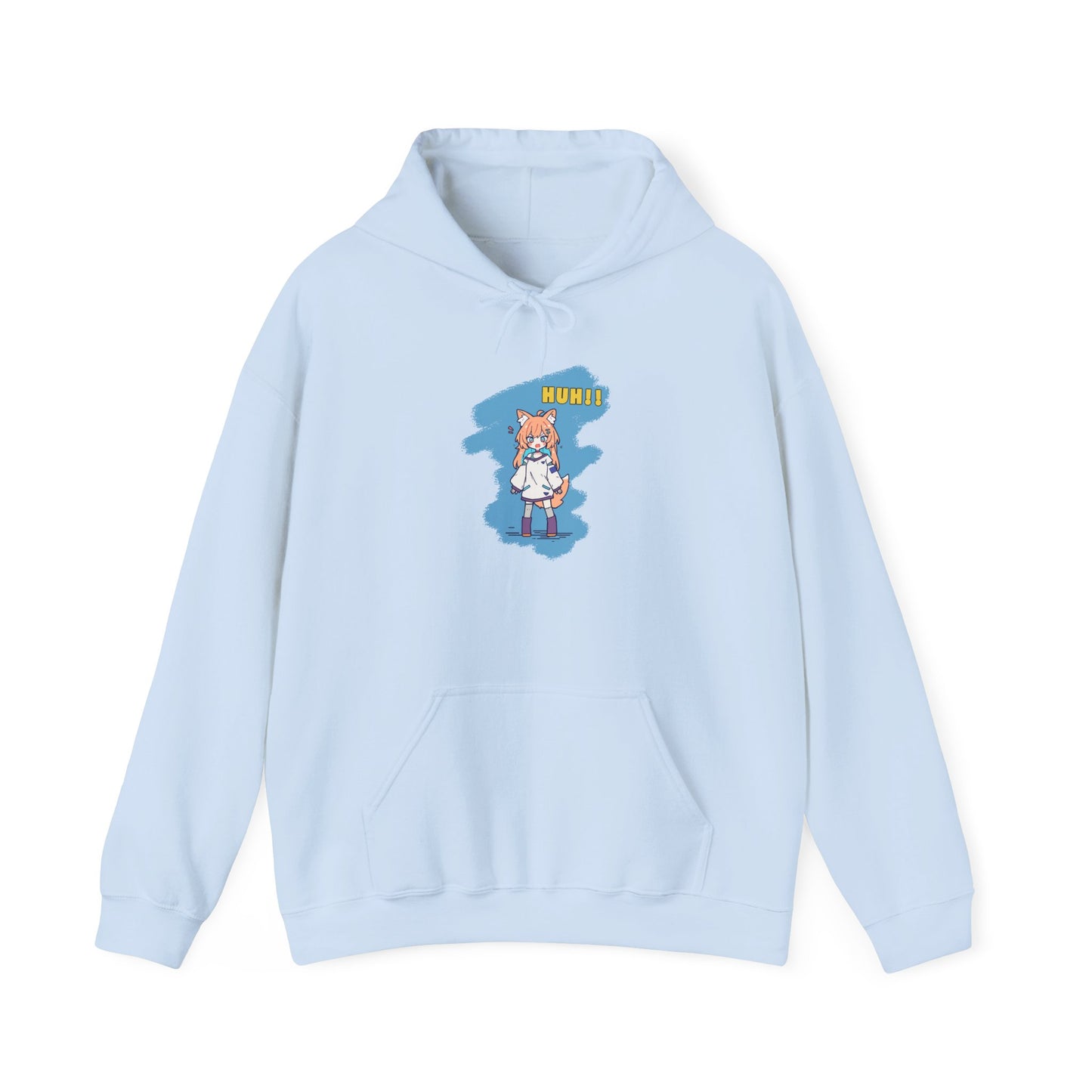 Sweet Fox Girl Huh!! Unisex - Heavy Blend™ Hooded Sweatshirt - Vibrant Anime Style - Cute and Funny Design