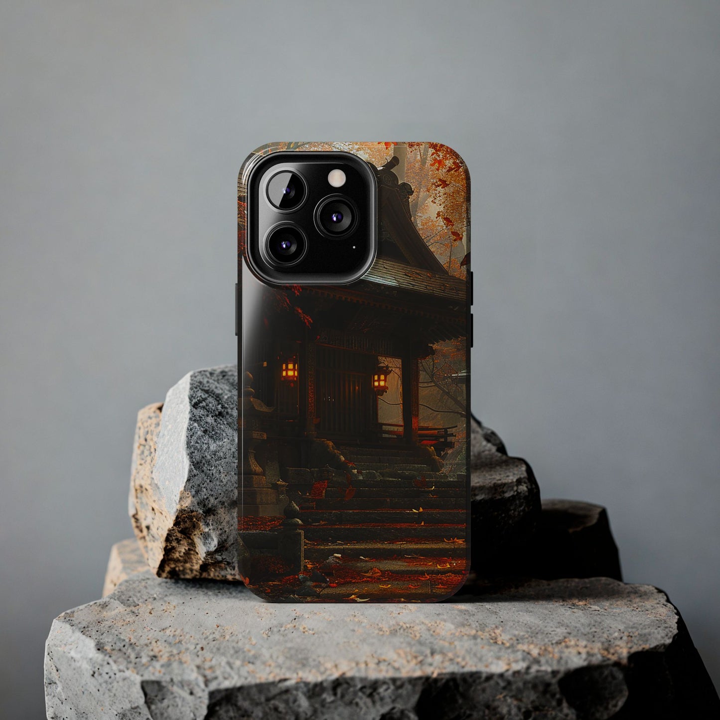 Japanese Autumn Shinto Shrine Tough Phone Case