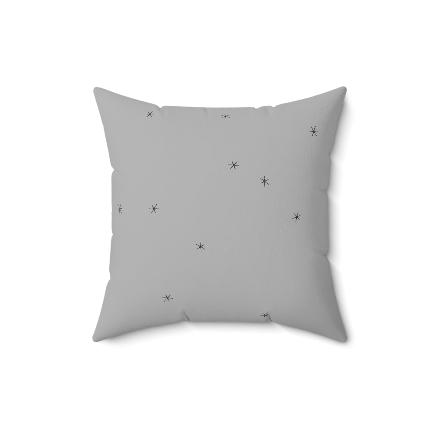 Anime Christmas - Cute Holly Holiday Girl Design - Spun Polyester Square Pillow - Kawaii Winter Gift
