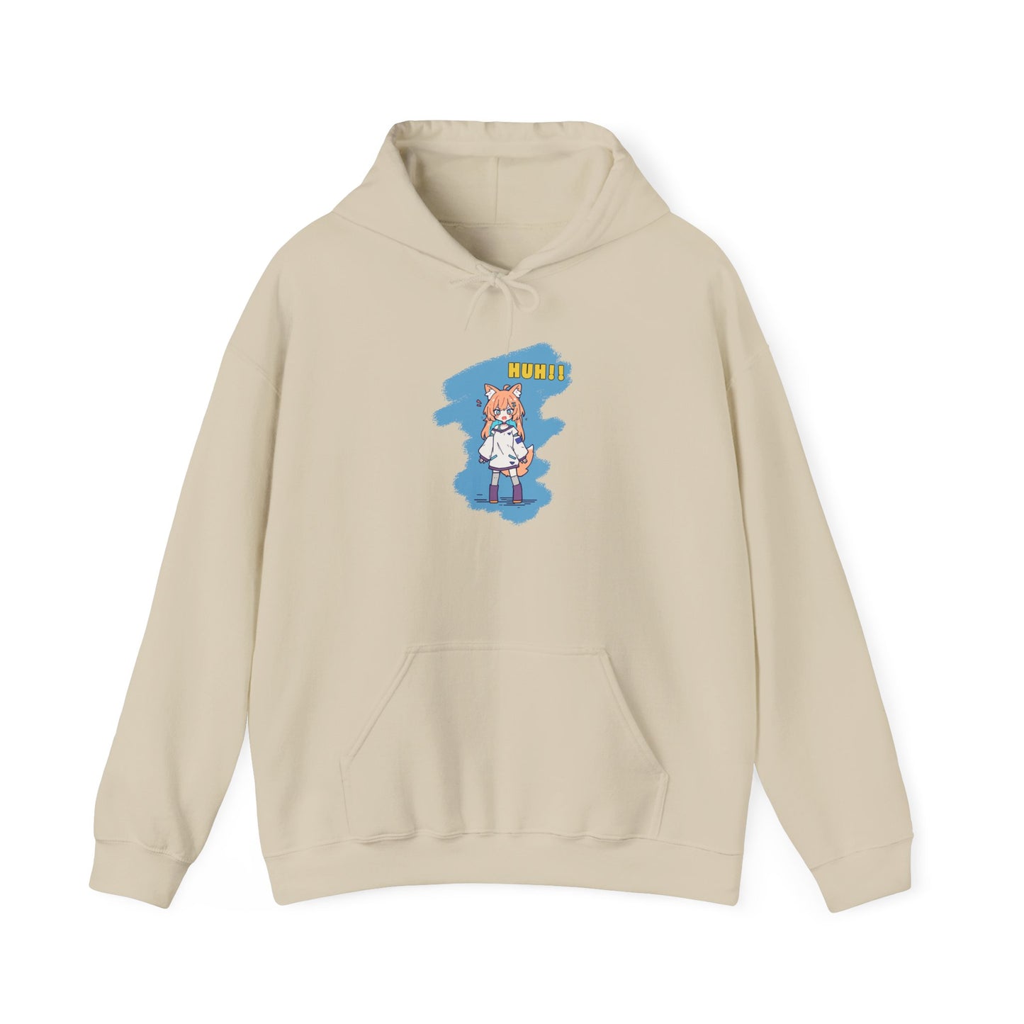 Sweet Fox Girl Huh!! Unisex - Heavy Blend™ Hooded Sweatshirt - Vibrant Anime Style - Cute and Funny Design