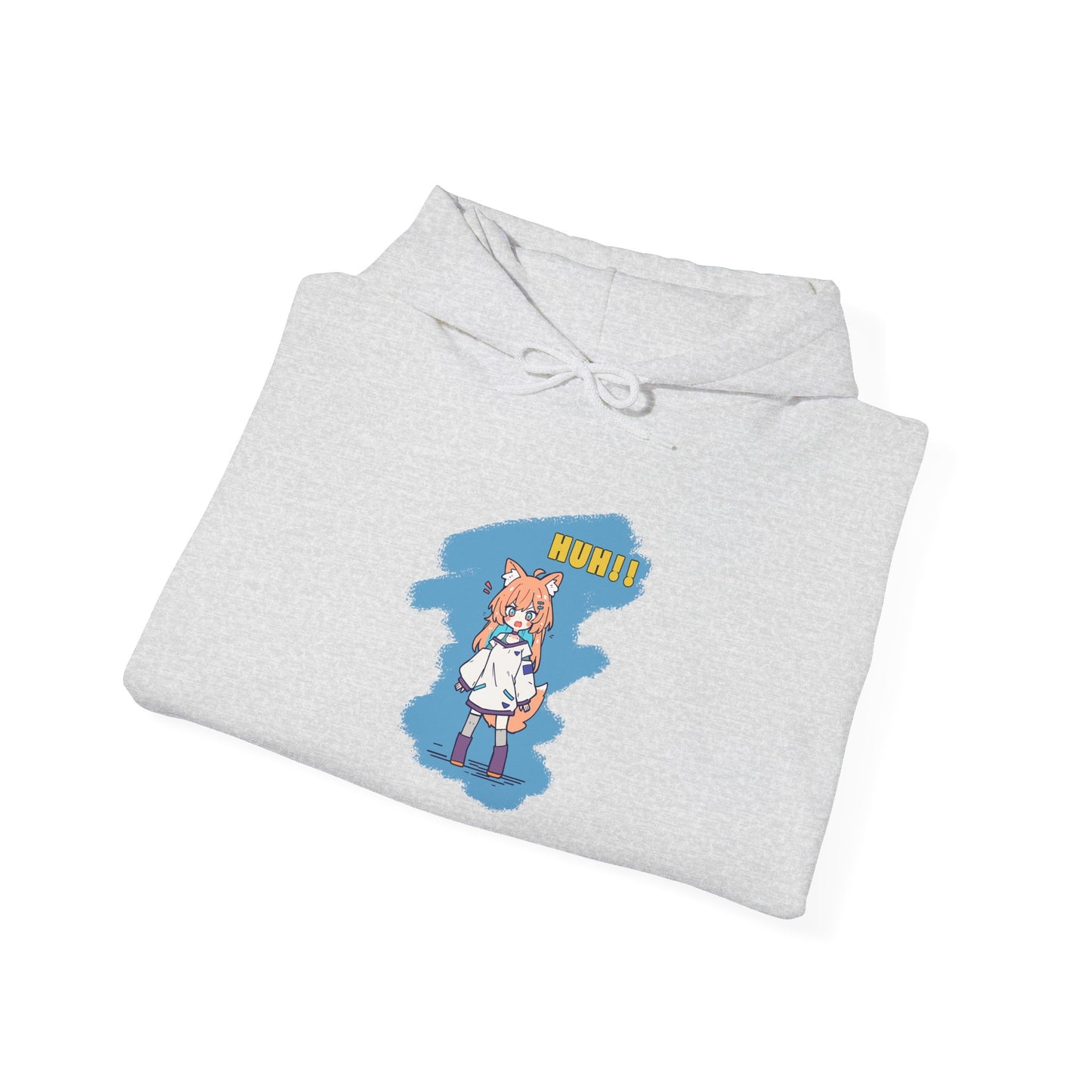 Sweet Fox Girl Huh!! Unisex - Heavy Blend™ Hooded Sweatshirt - Vibrant Anime Style - Cute and Funny Design