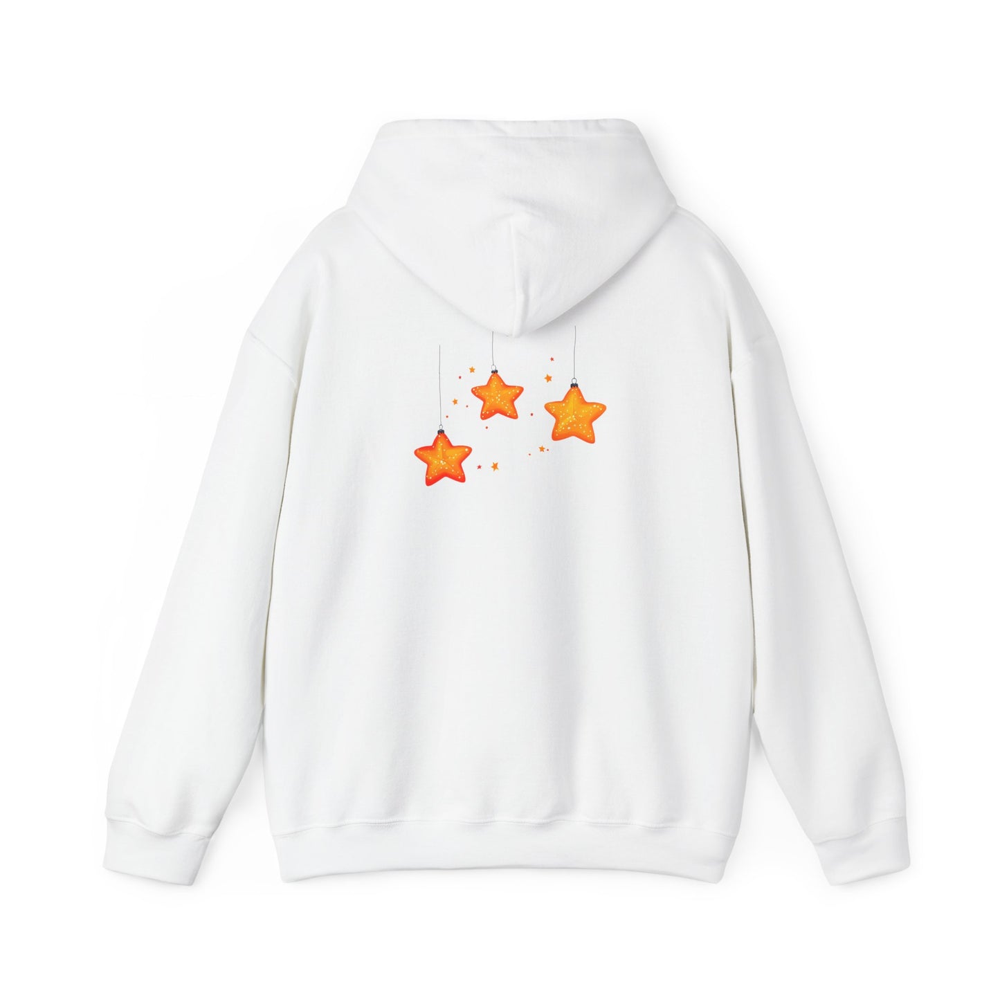 Cute Christmas Starry Ornaments Girl Unisex Heavy Blend™ Hooded Sweatshirt