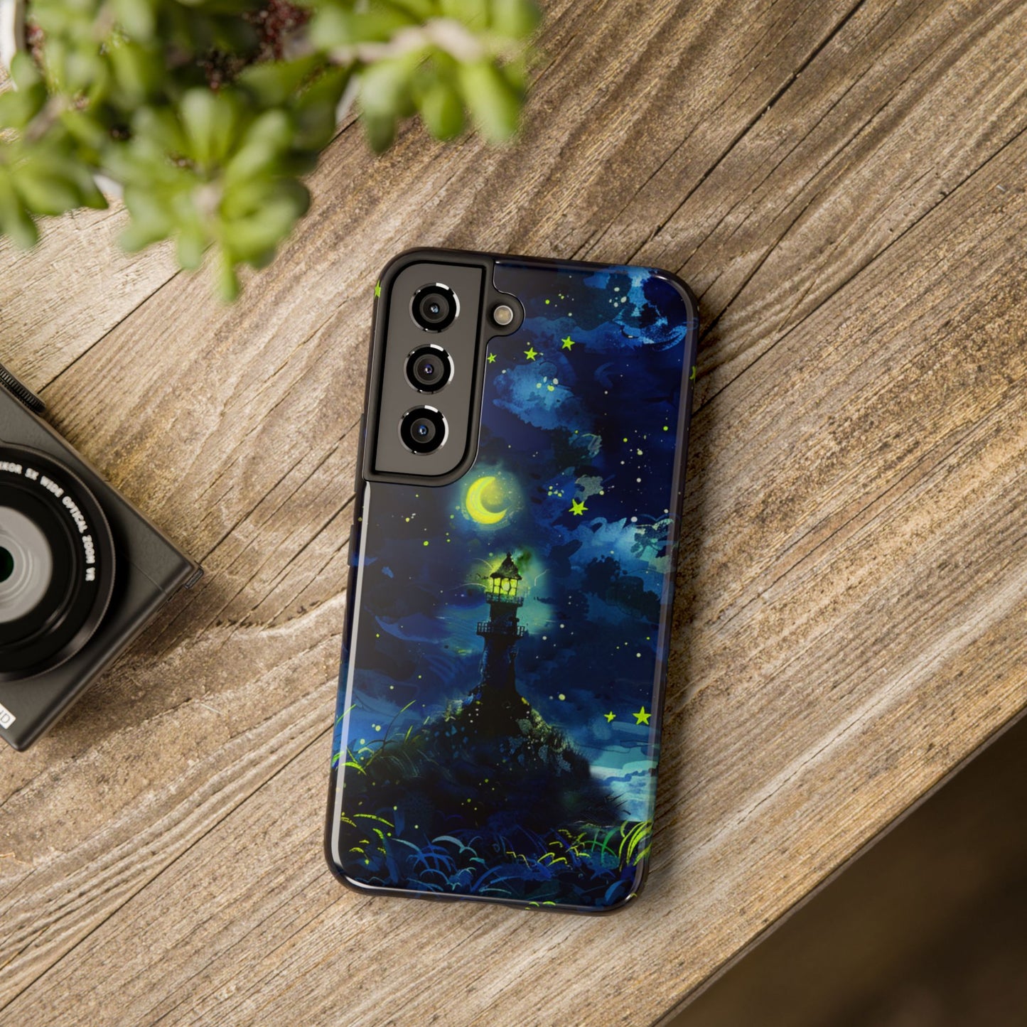 iPhone Android Moonlight Lighthouse Phone Case