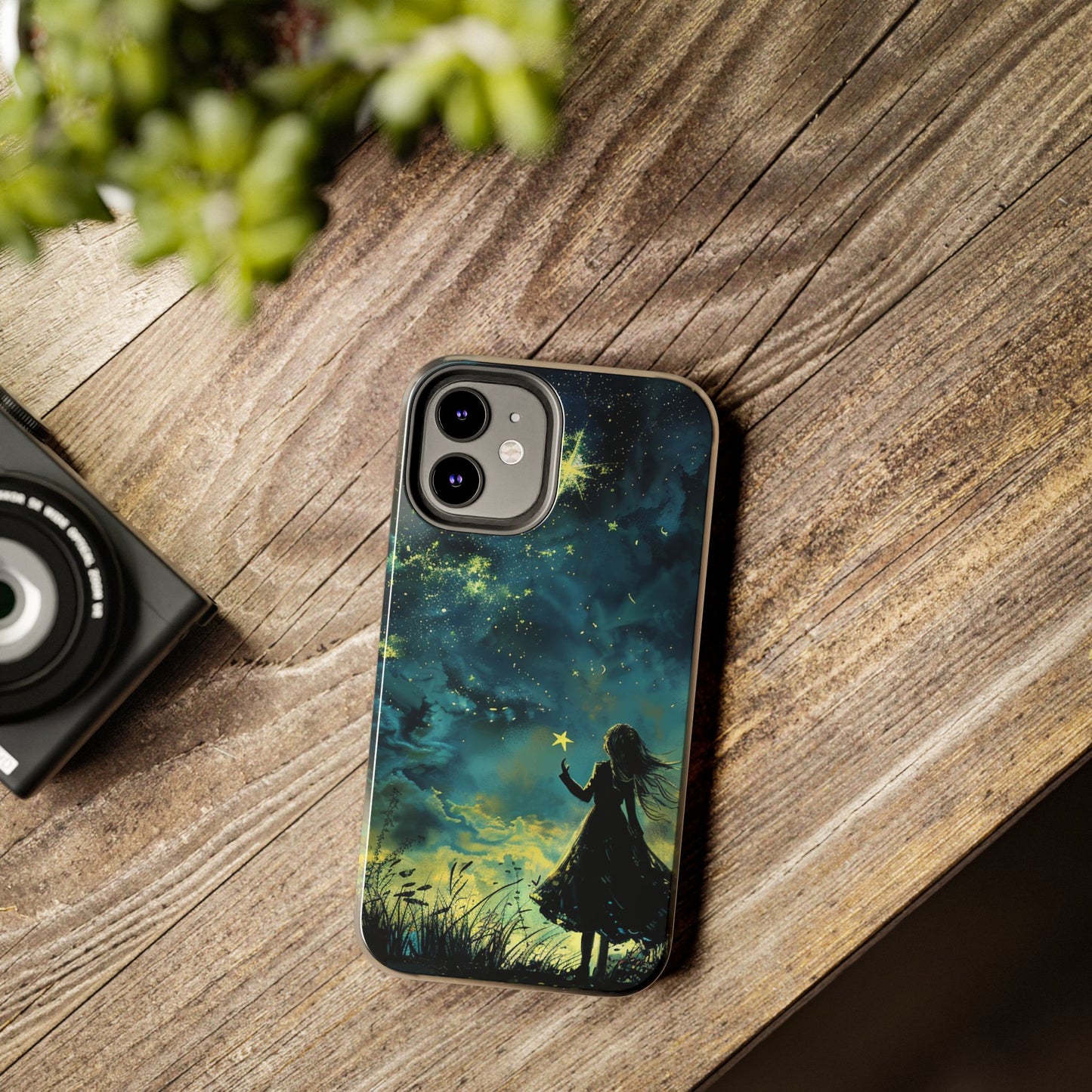 iPhone Android Wishing Star Girl Phone Case