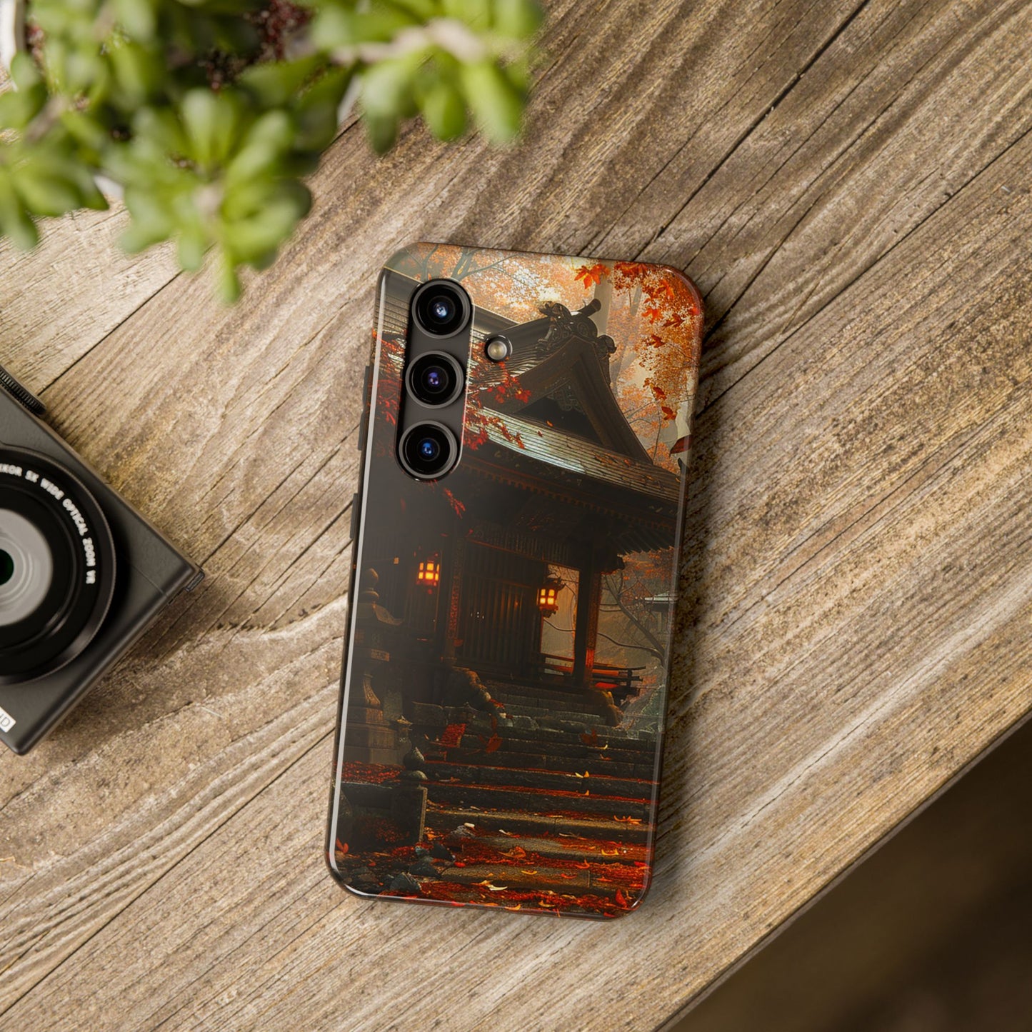 Japanese Autumn Shinto Shrine Tough Phone Case
