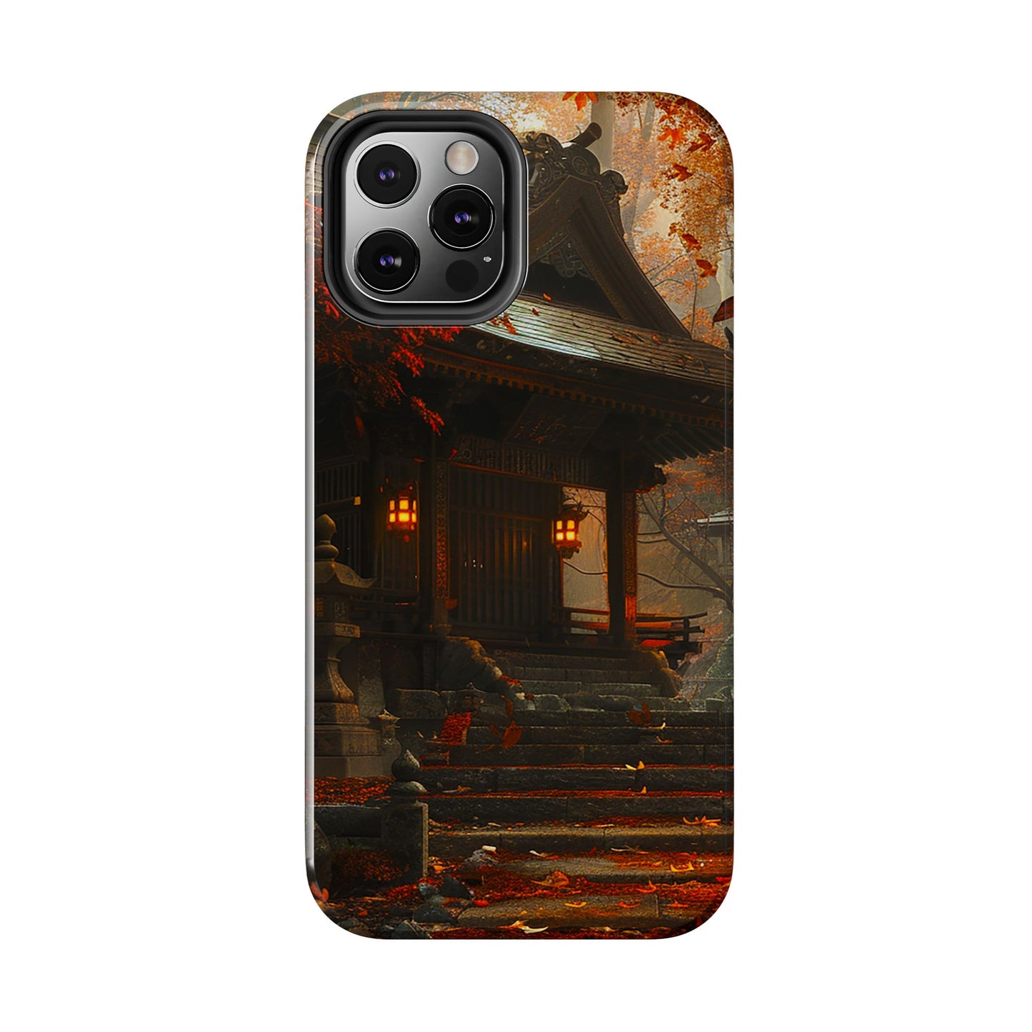 Japanese Autumn Shinto Shrine Tough Phone Case