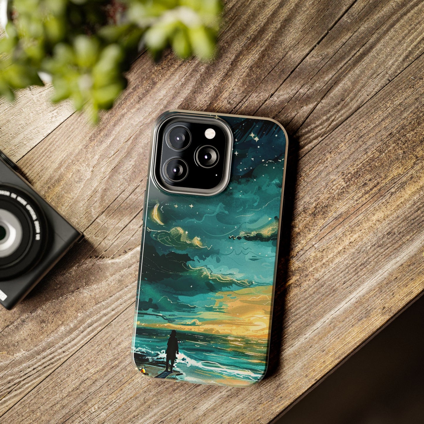 iPhone Android Faraway Warm Tropical Beach Phone Case