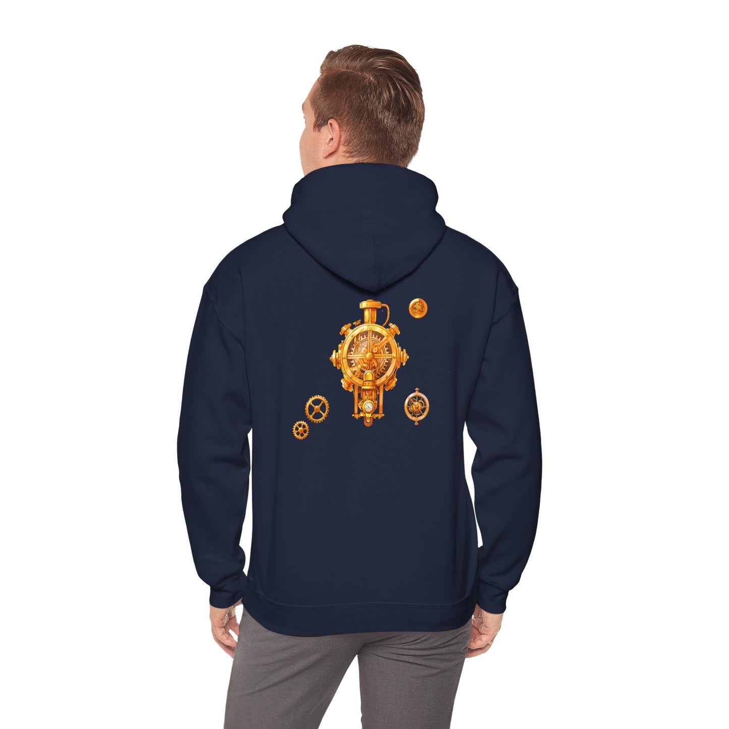 Steampunk Clocks and Gears Unisex Heavy Blend™ Hooded Sweatshirt