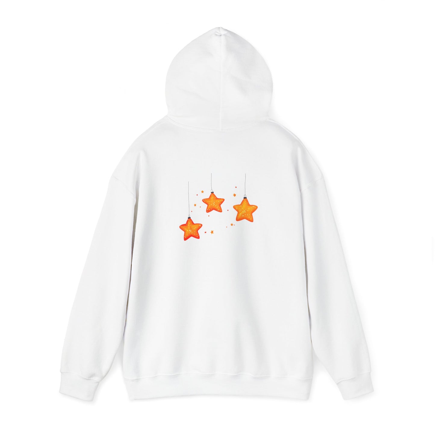 Cute Christmas Starry Ornaments Girl Unisex Heavy Blend™ Hooded Sweatshirt