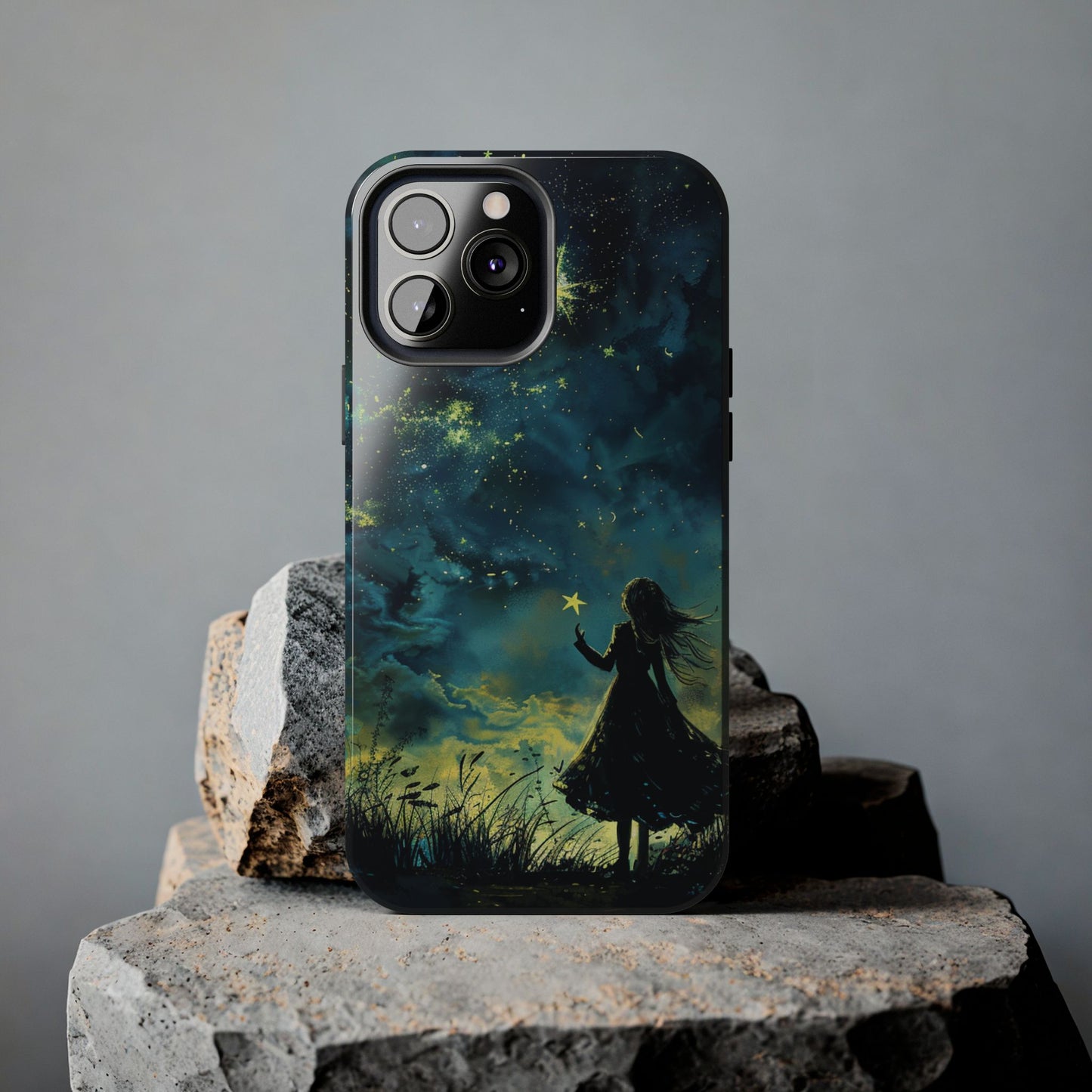 iPhone Android Wishing Star Girl Phone Case