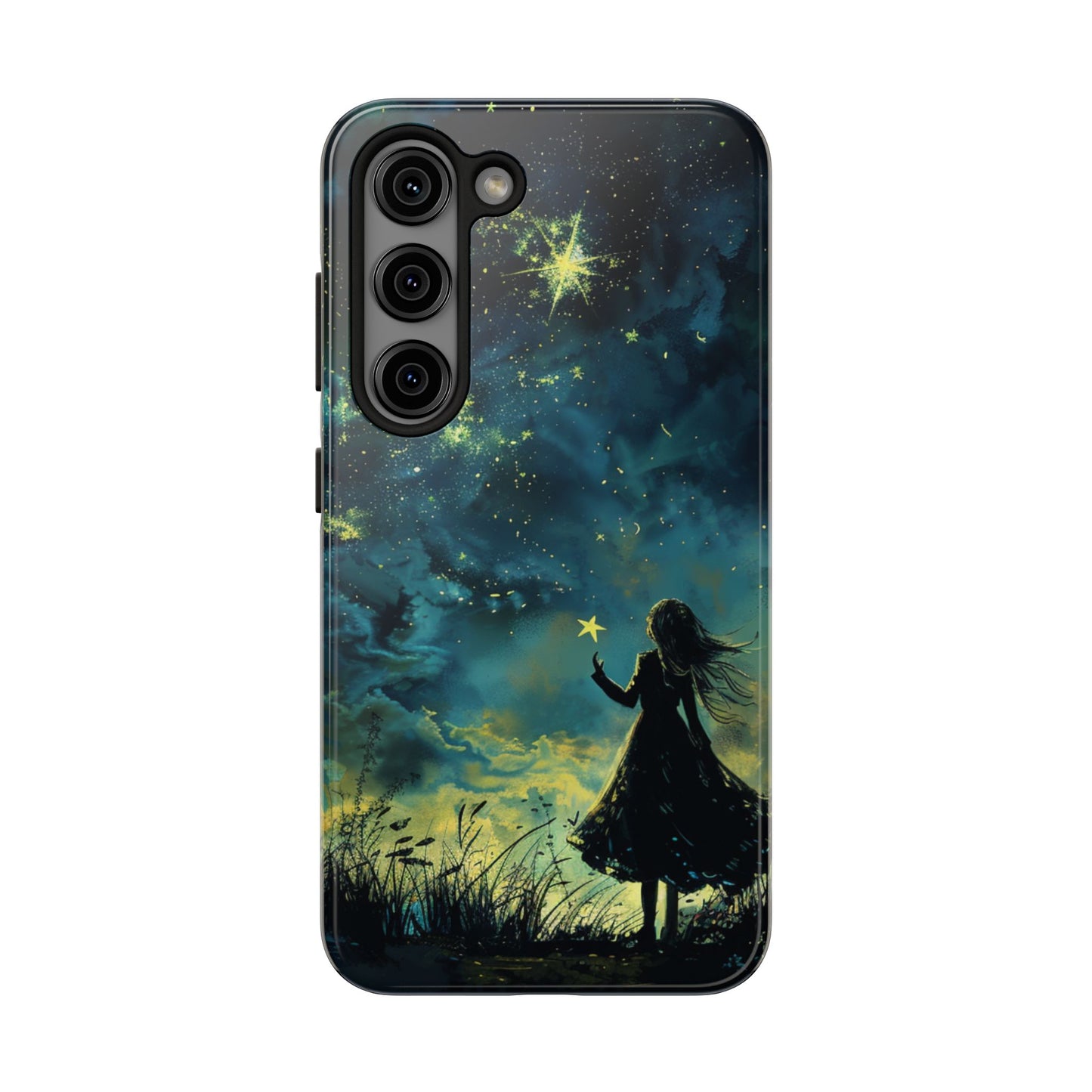 iPhone Android Wishing Star Girl Phone Case