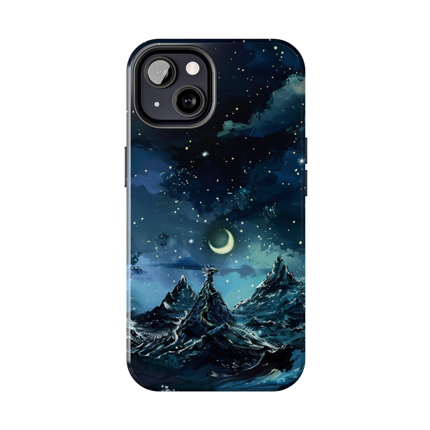 iPhone Android Fantasy Snowy Mountain Dragon Phone Case