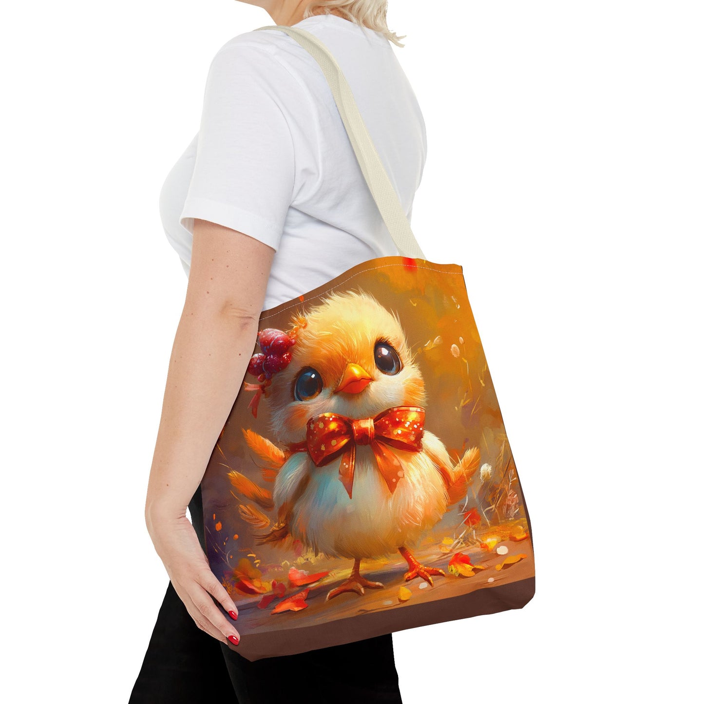 Adorable Turkey Chick Tote Bag (AOP)