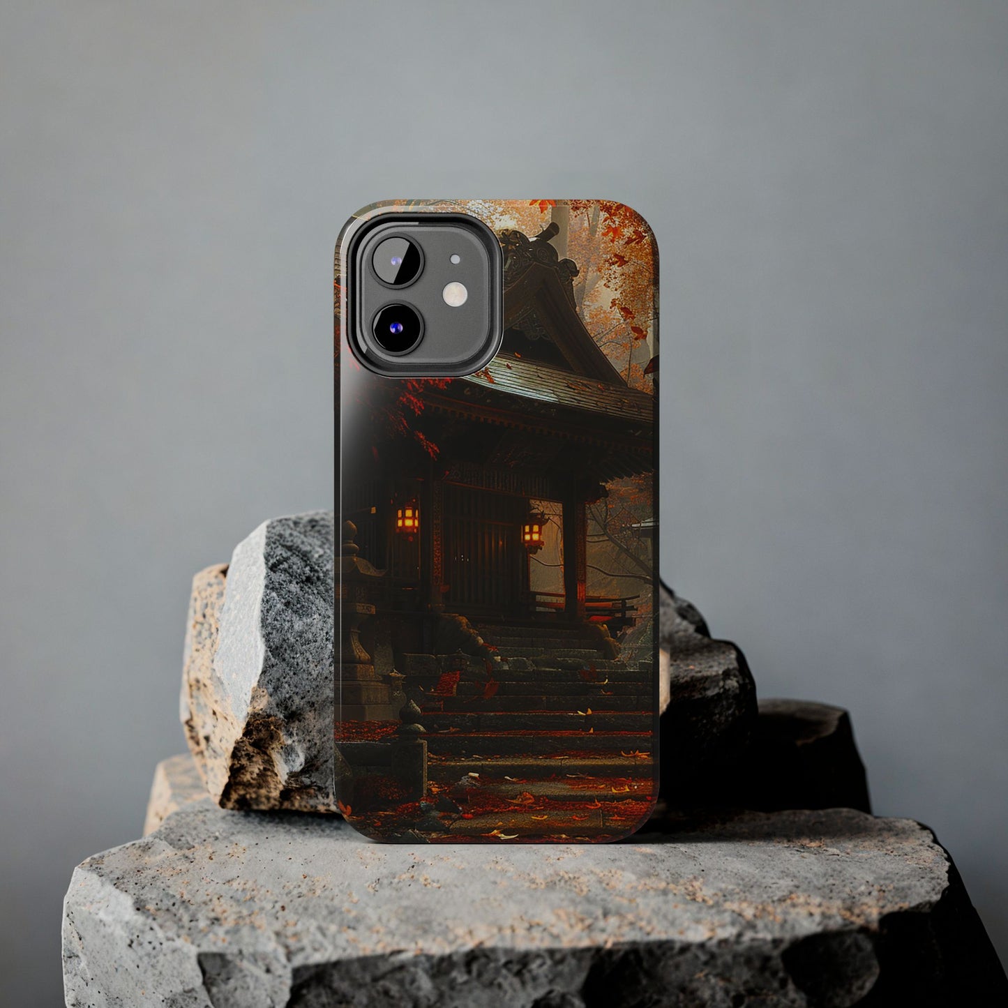 Japanese Autumn Shinto Shrine Tough Phone Case
