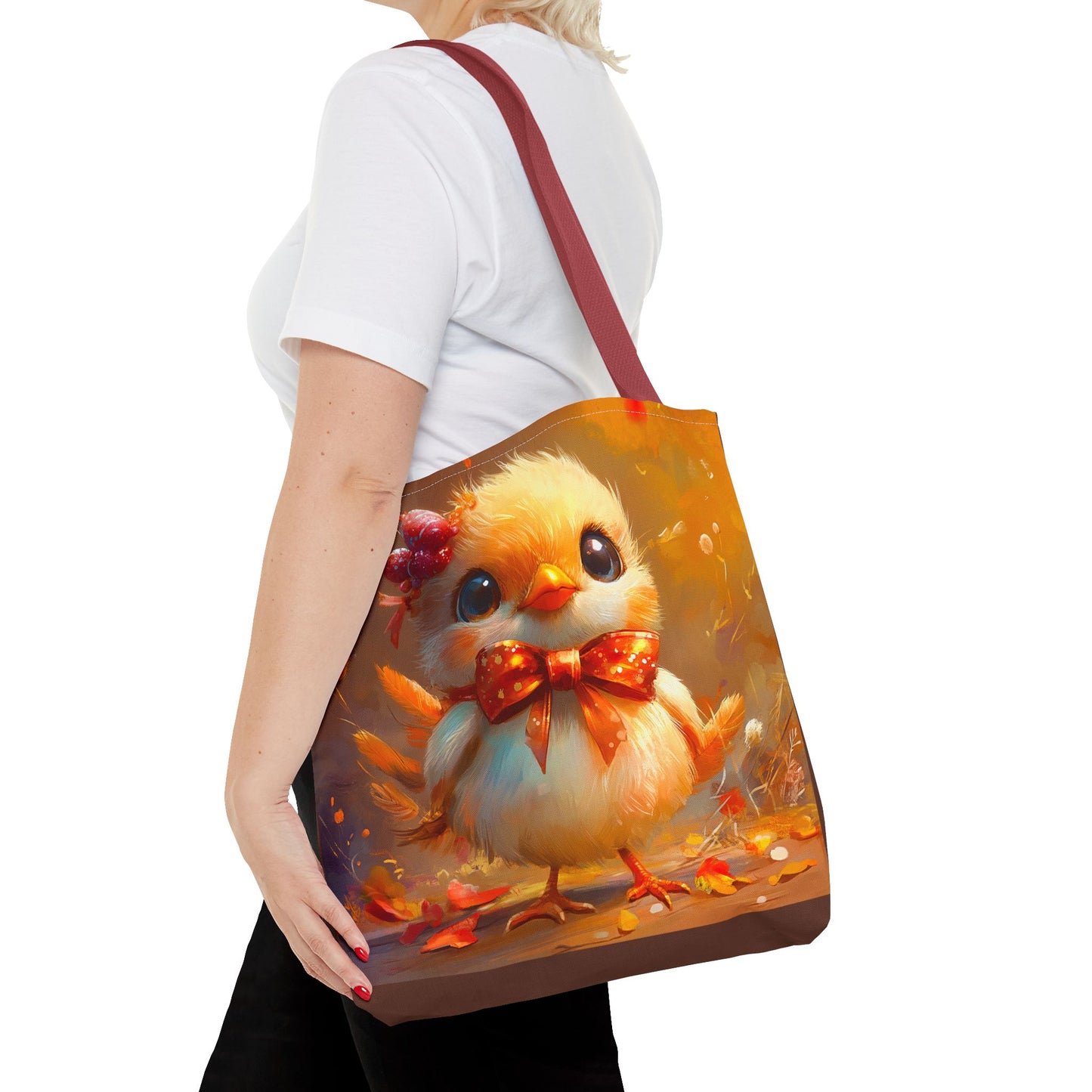 Adorable Turkey Chick Tote Bag (AOP)