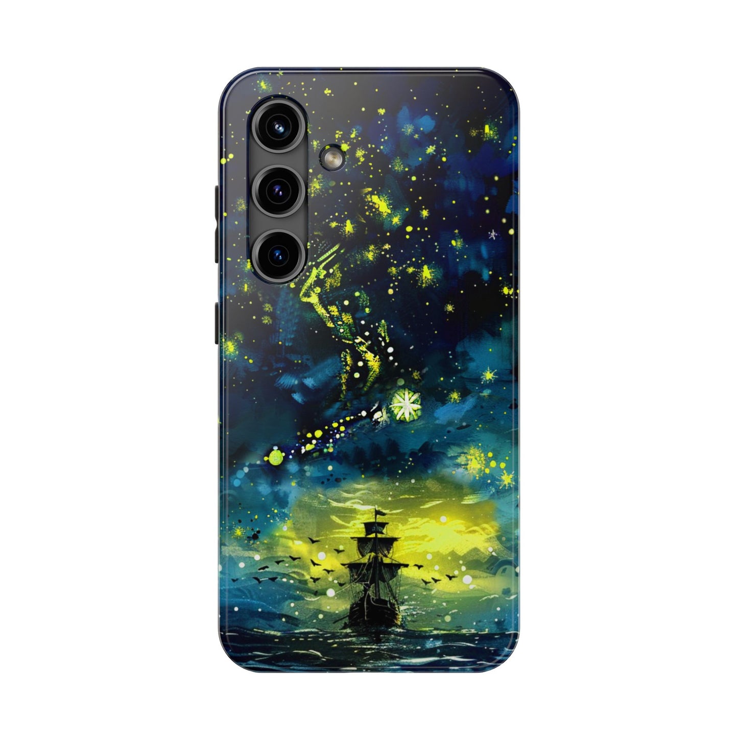 iPhone Android Starry Sky Lost Pirate Ship Phone Case