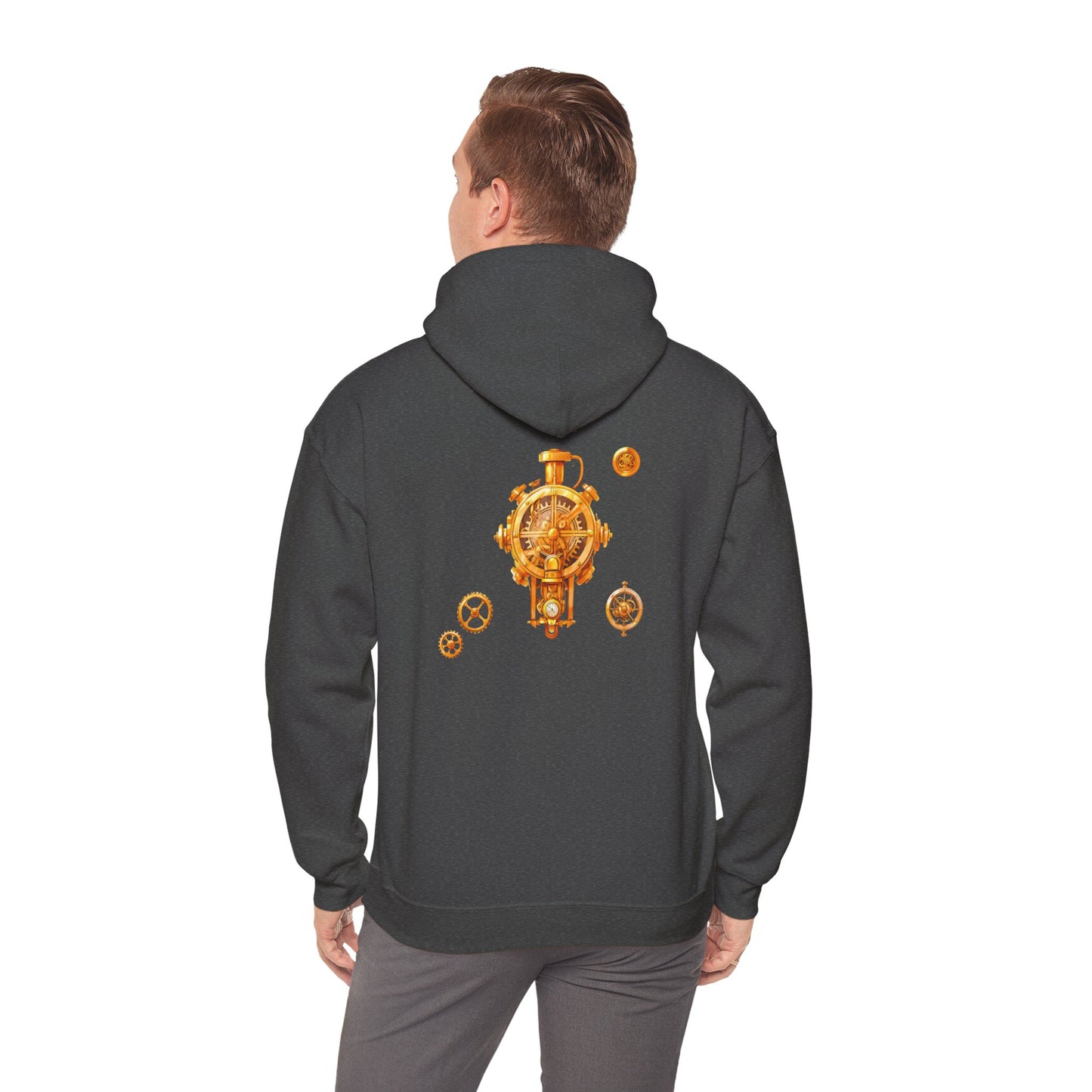 Steampunk Clocks and Gears Unisex Heavy Blend™ Hooded Sweatshirt