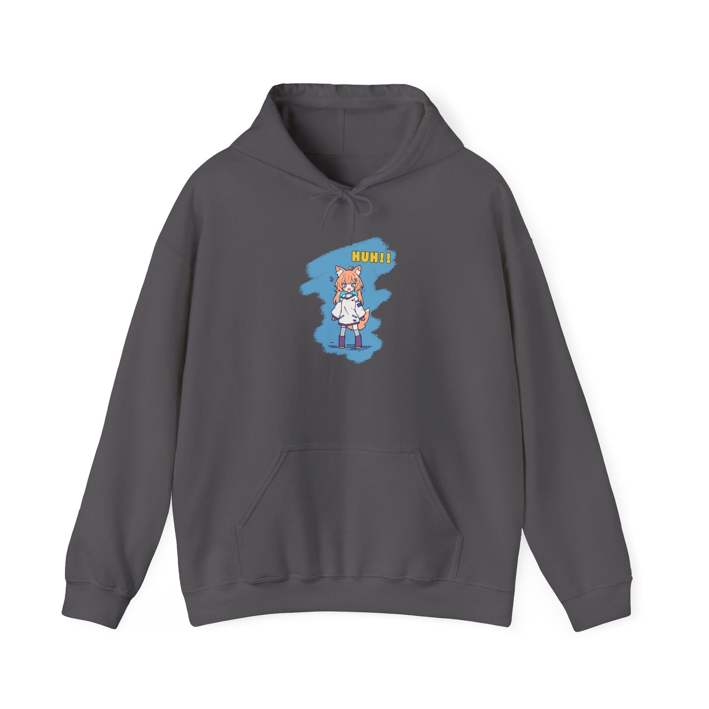 Sweet Fox Girl Huh!! Unisex - Heavy Blend™ Hooded Sweatshirt - Vibrant Anime Style - Cute and Funny Design