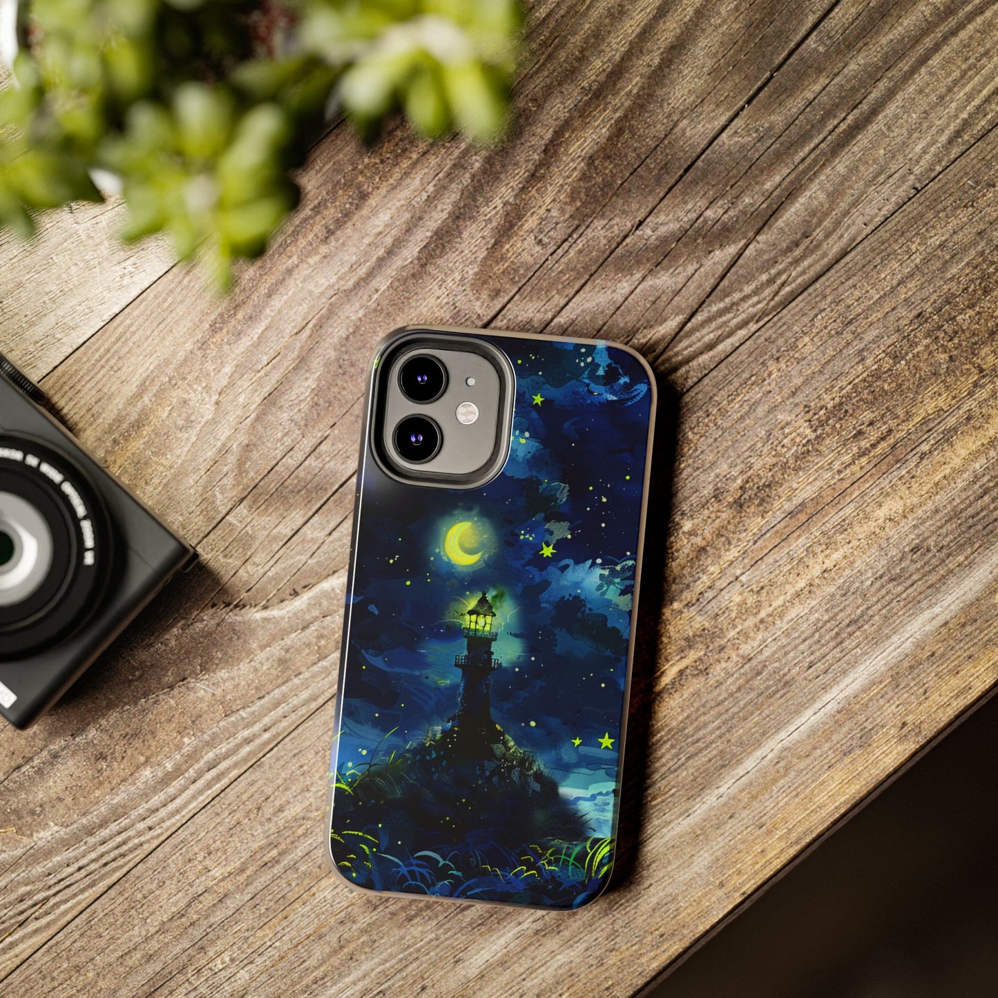 iPhone Android Moonlight Lighthouse Phone Case