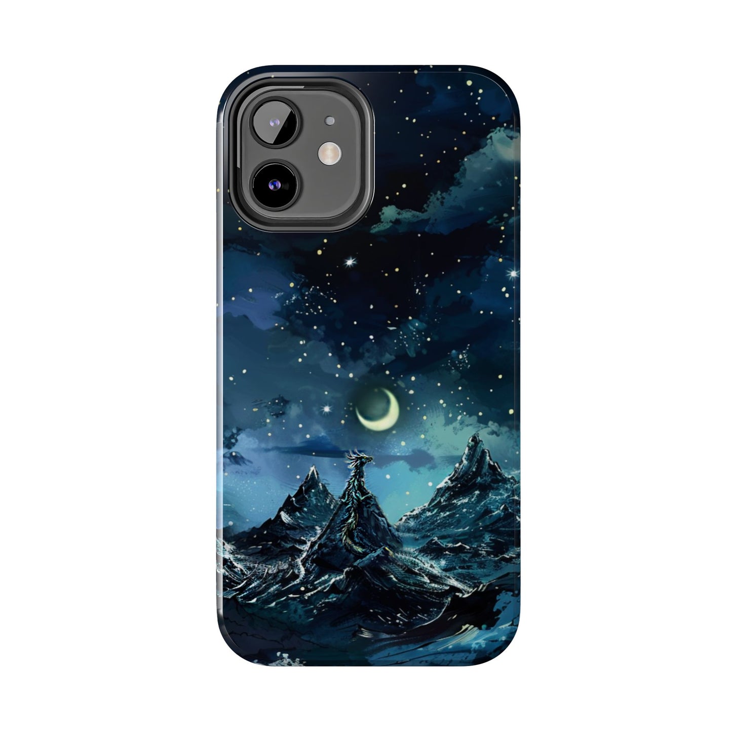 iPhone Android Fantasy Snowy Mountain Dragon Phone Case