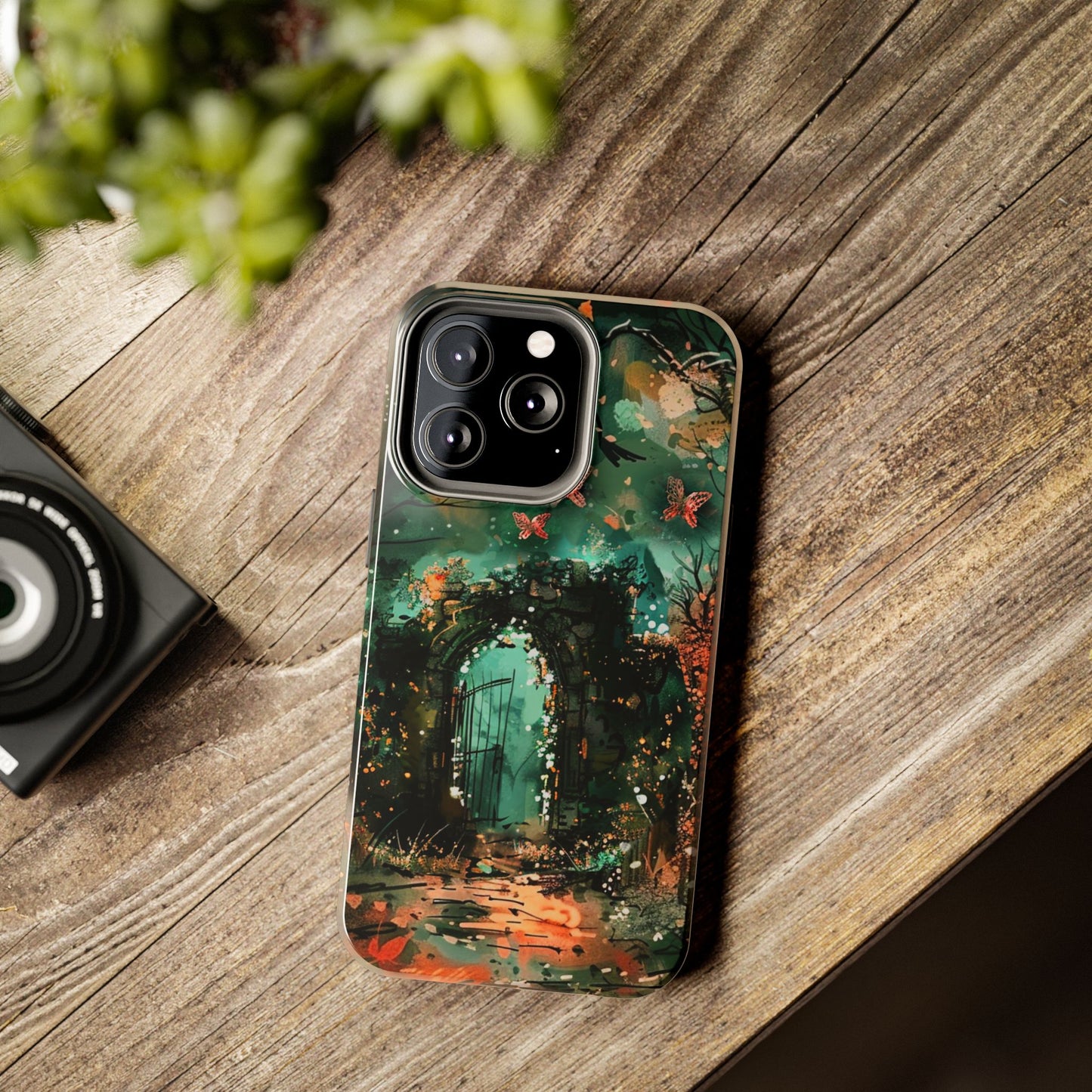 iPhone Android Lonely Ancient Fantasy Gate Phone Case