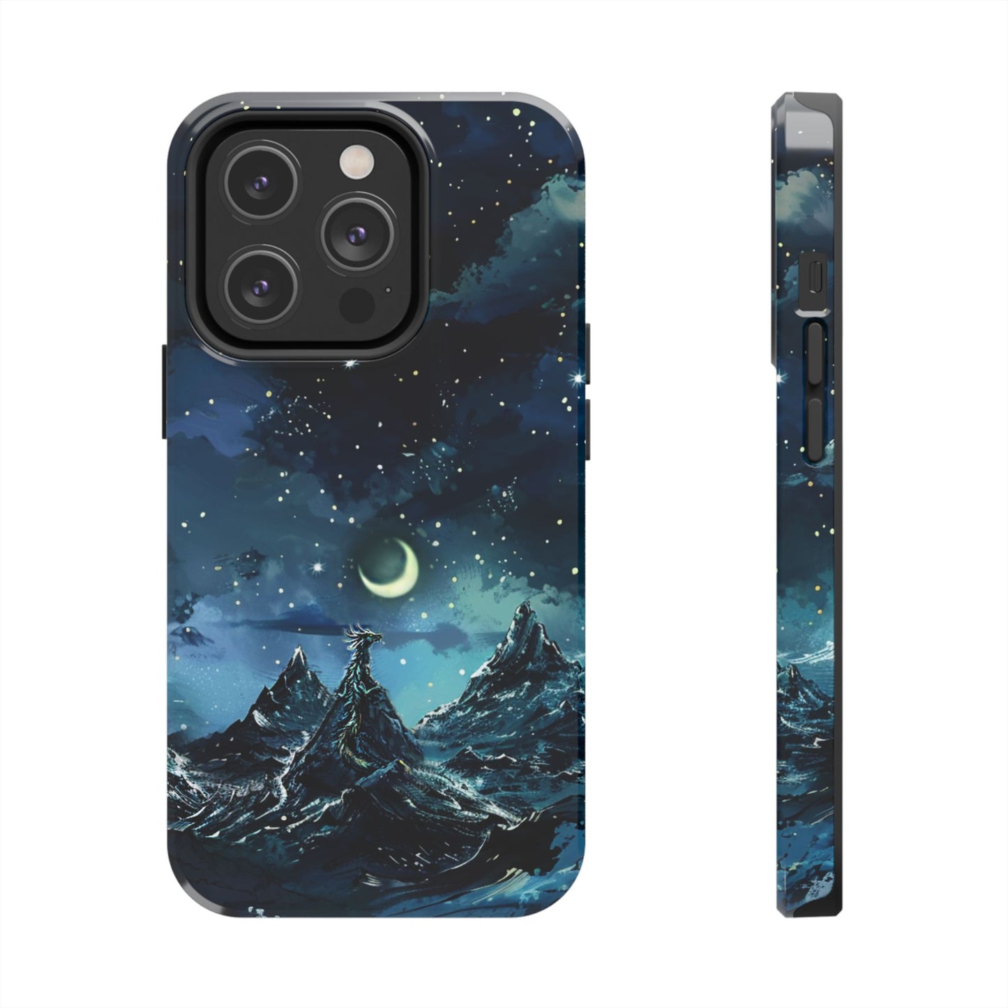 iPhone Android Fantasy Snowy Mountain Dragon Phone Case