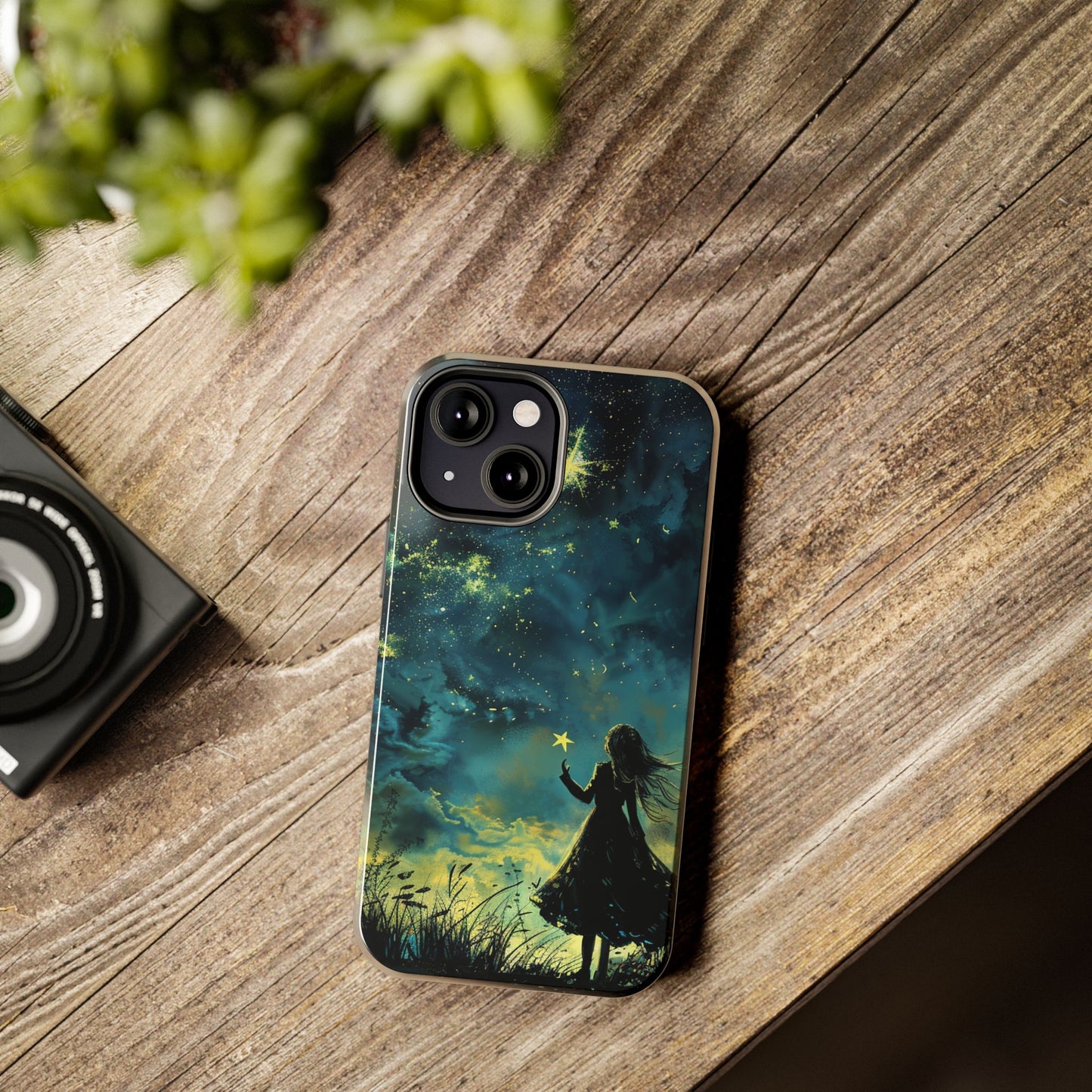 iPhone Android Wishing Star Girl Phone Case