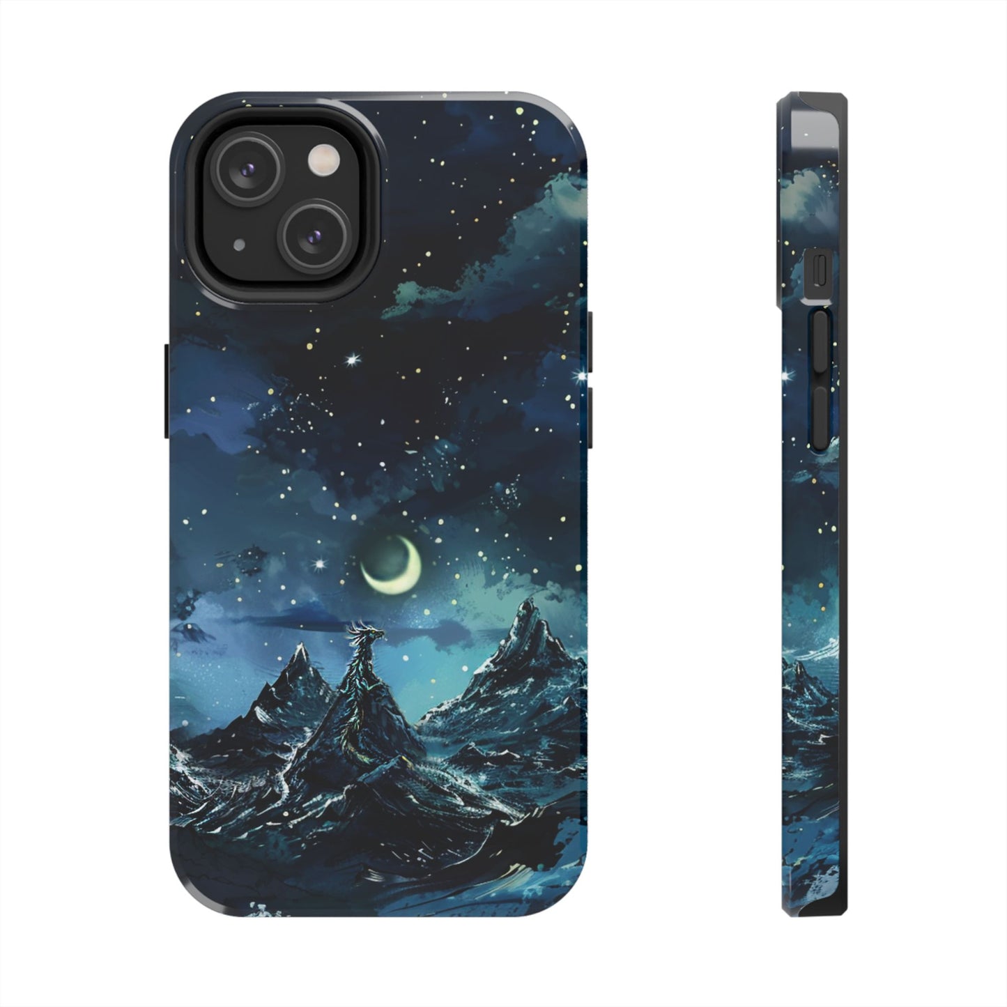 iPhone Android Fantasy Snowy Mountain Dragon Phone Case