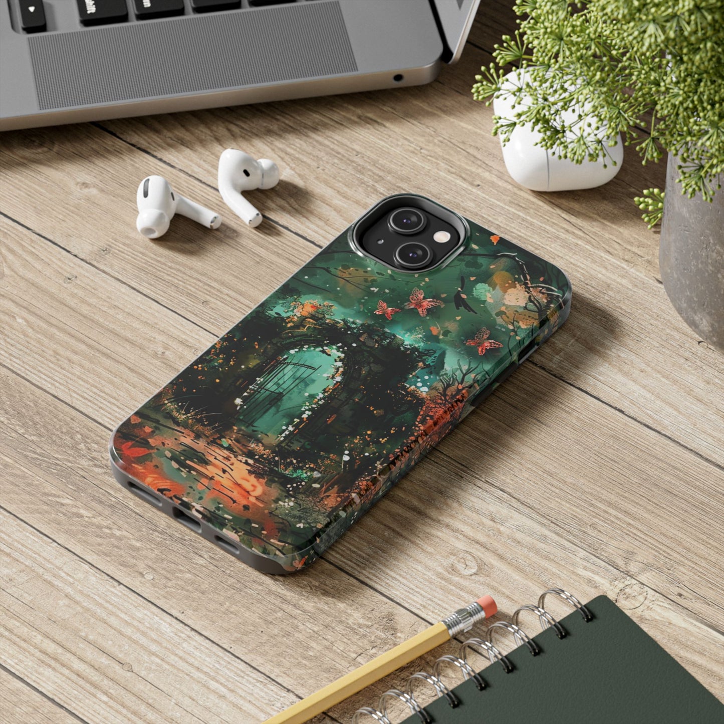iPhone Android Lonely Ancient Fantasy Gate Phone Case