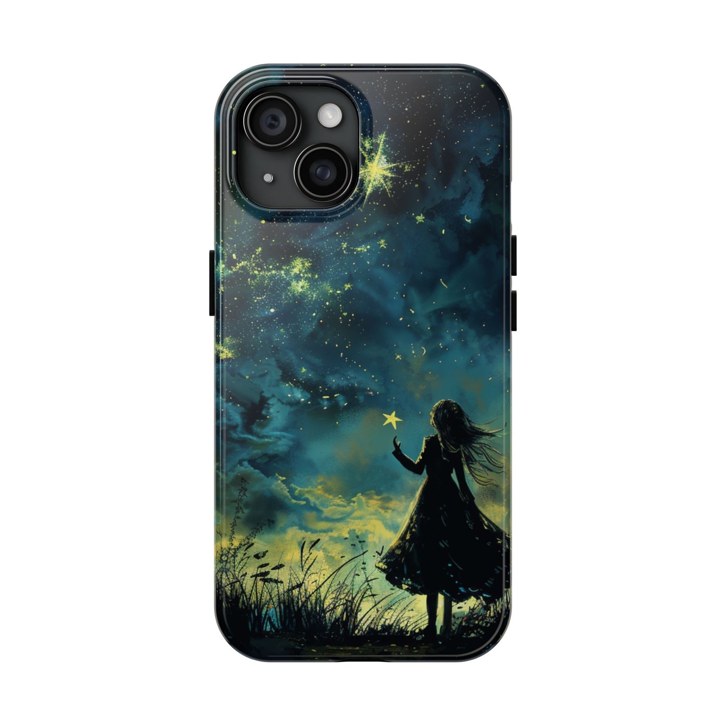 iPhone Android Wishing Star Girl Phone Case