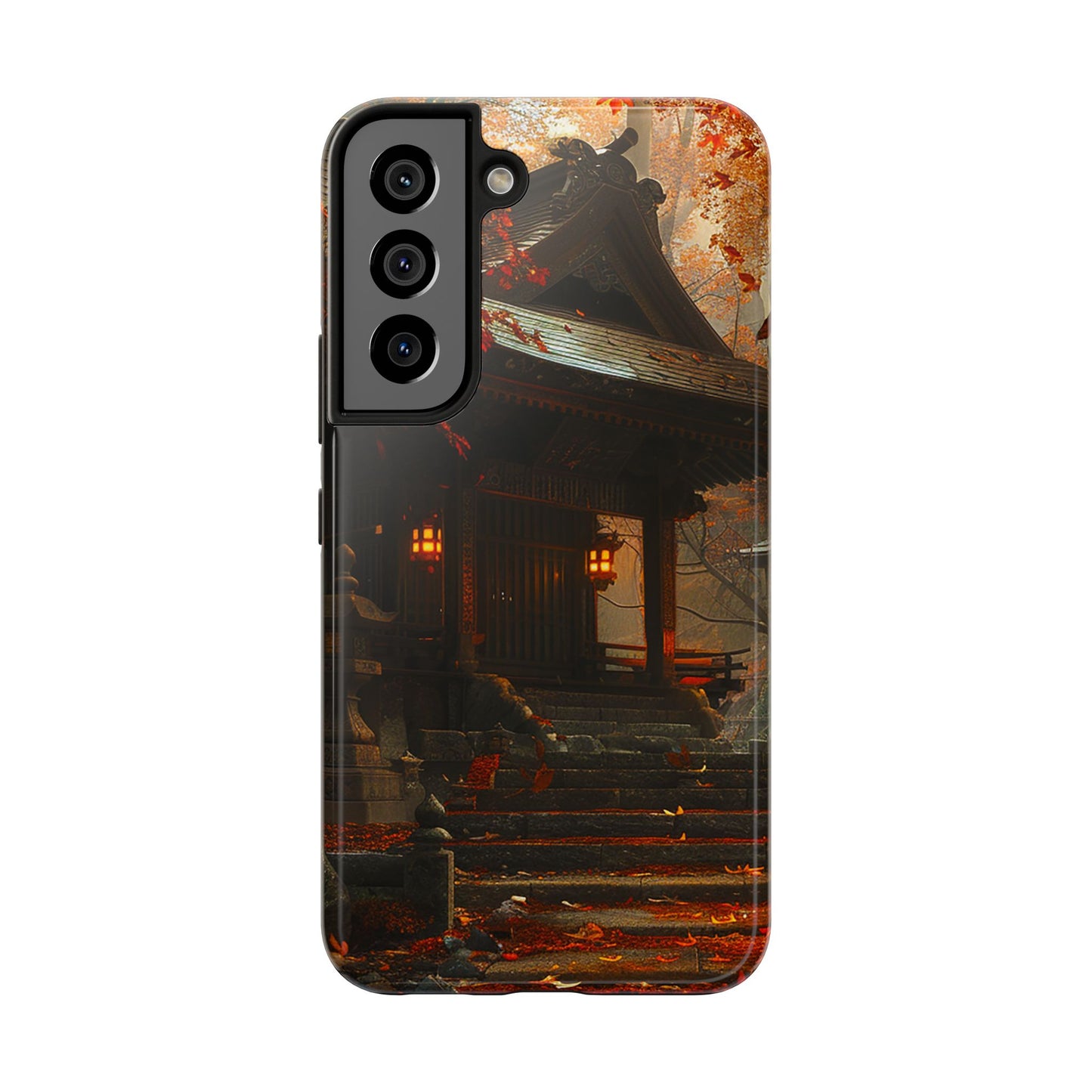 Japanese Autumn Shinto Shrine Tough Phone Case